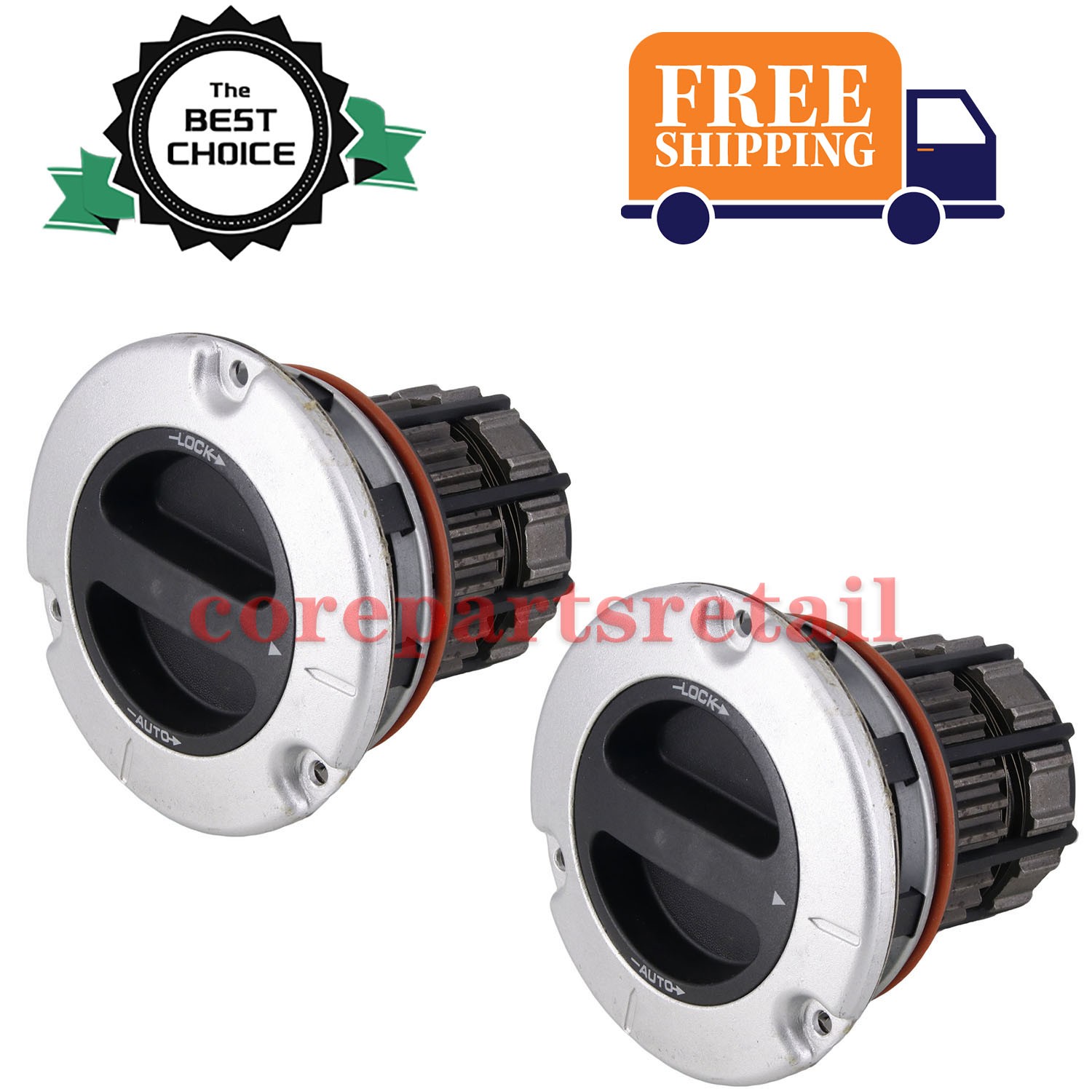 For 2011-2022 Ford Super Duty 1Pair Of Front Automatic Locking Hubs BC3Z-3B396-A