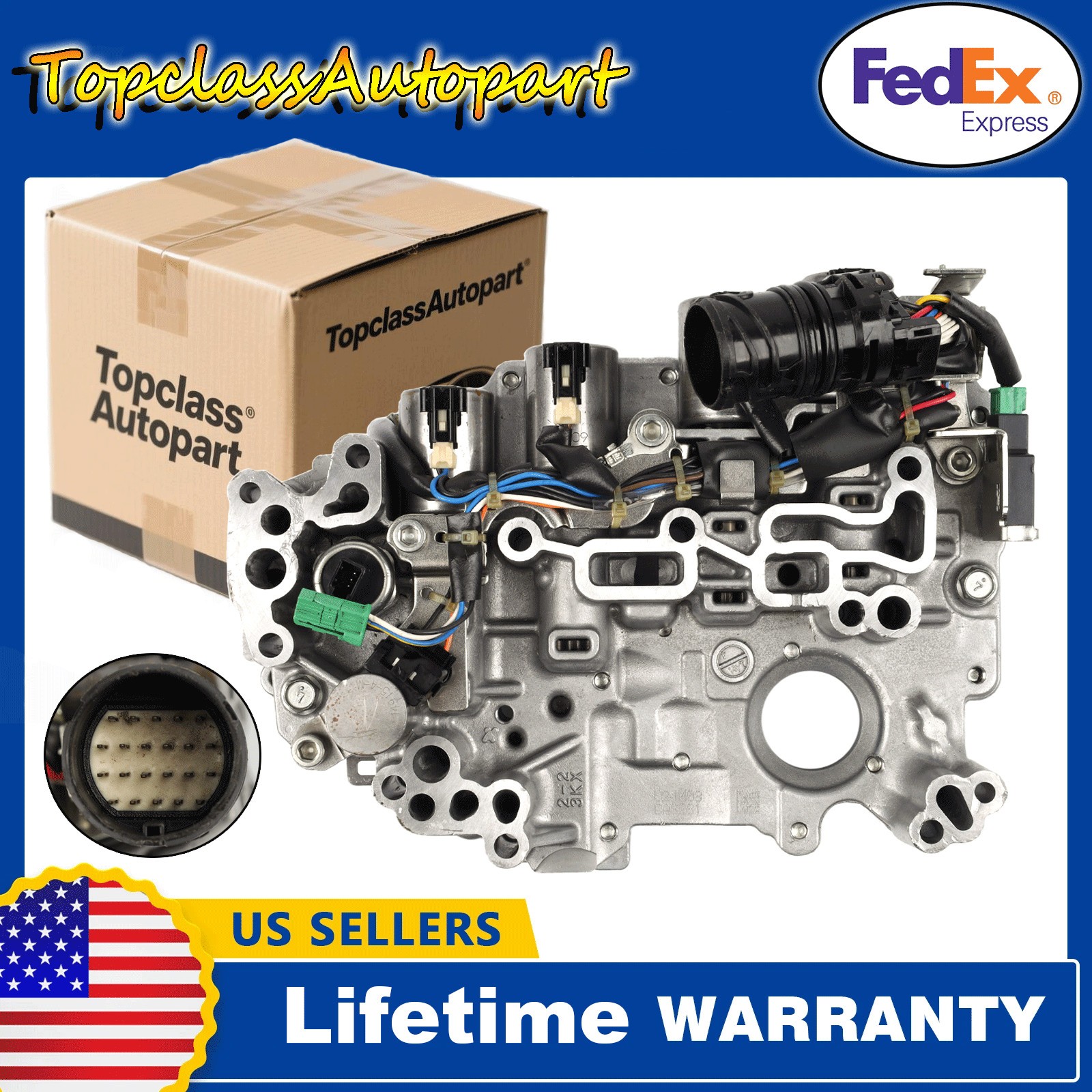 Transmission Valve Body & Solenoid For Nissan Altima Sentra Versa RE0F11A JF015E