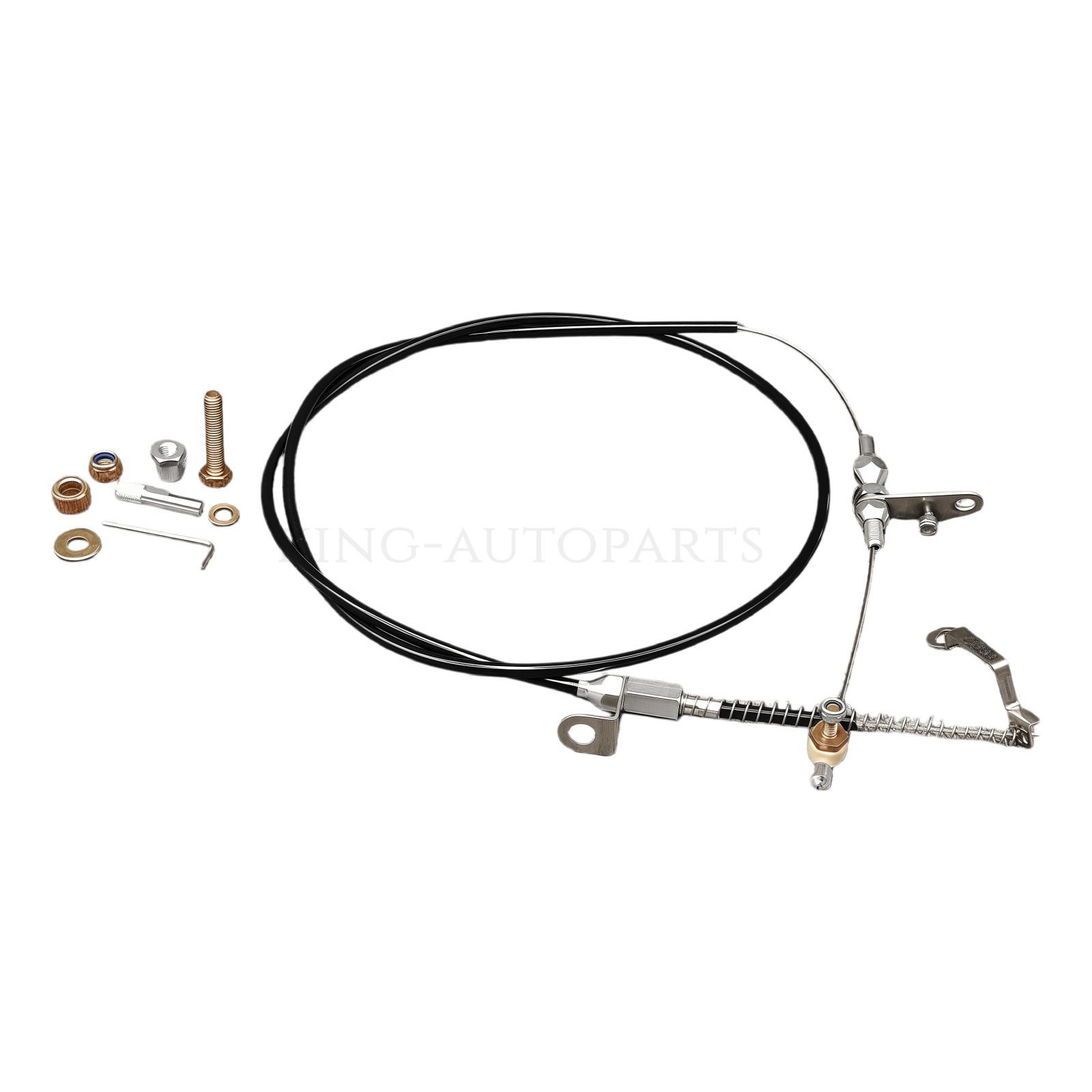 New Black Kickdown Cable Kit For Ford/AOD Lokar KD-2AODU US