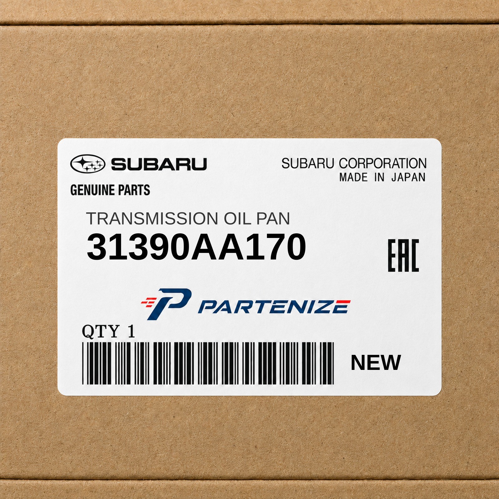 Genuine 2016-2023 Subaru Crosstrek Transmission Oil Pan 31390AA170