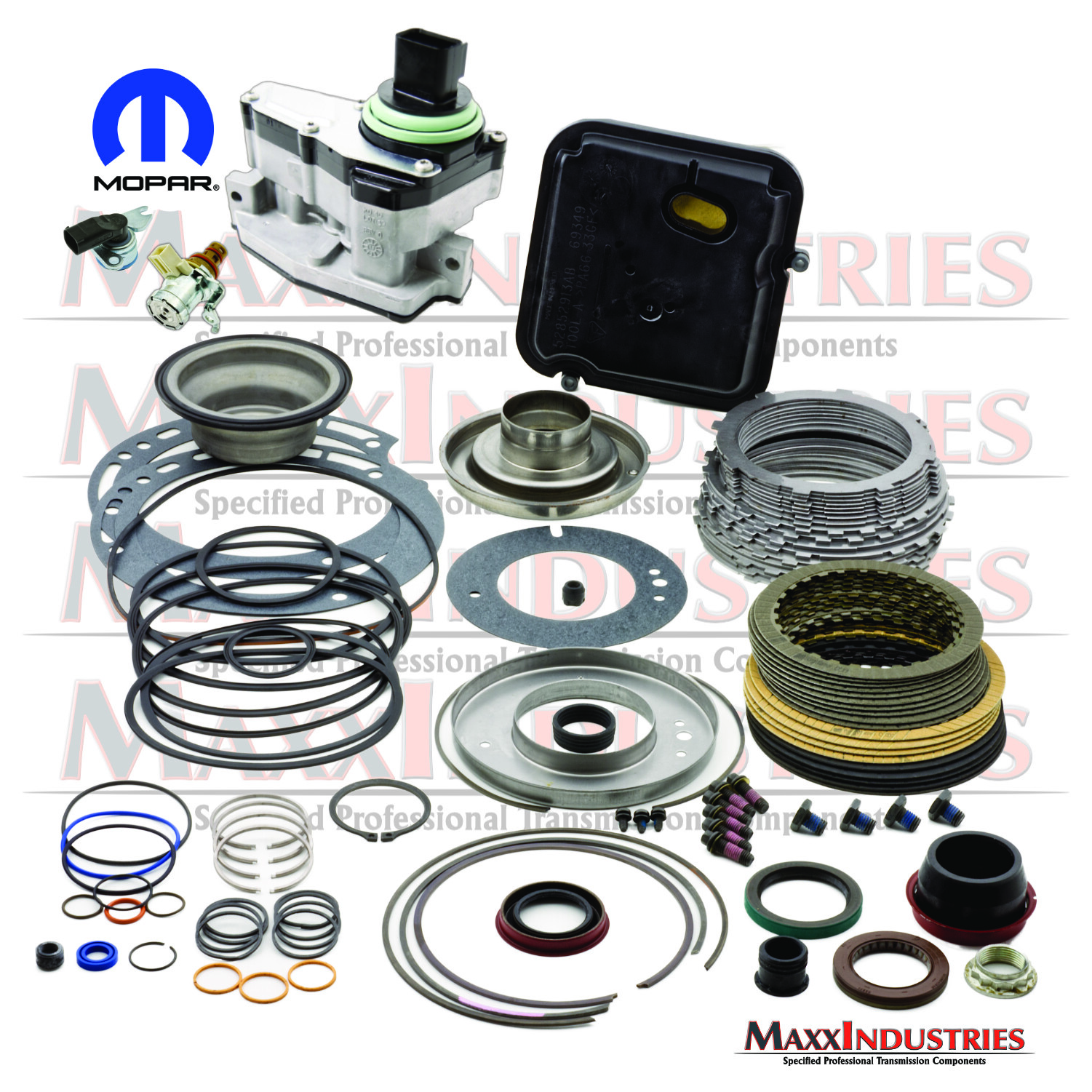 fits Dodge Jeep 42RLE Transmission Rebuild Kit with Solenoids New OEM Mopar