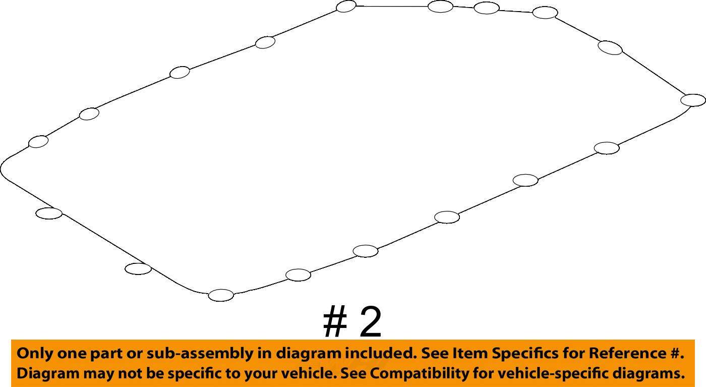 GM OEM 06-21 Avalanche Transmission Components-Trans Pan Gasket 24224781