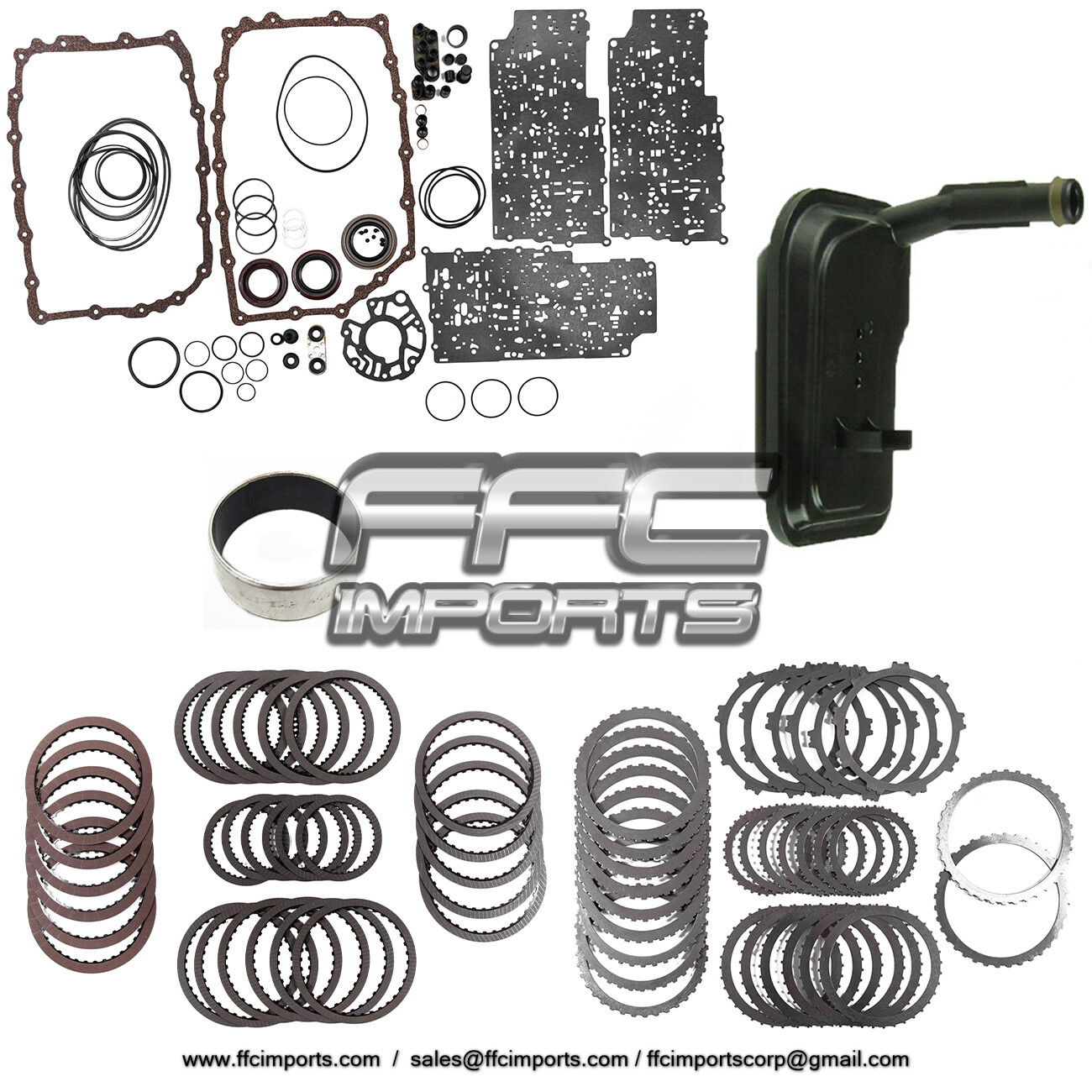 6L80 6L80E 6L90 6L90E Super Master Rebuild KIT WITH Filter Clutch Plates Bushing
