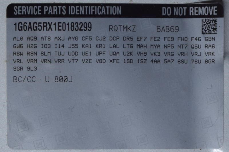 Automatic Transmission AWD 2.0L 120,500 miles Fits 14-15 ATS 1413221