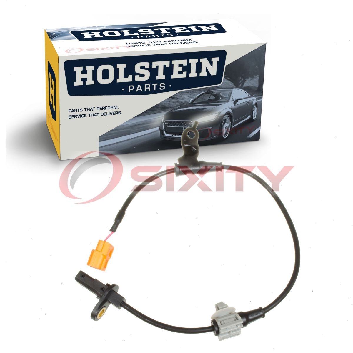 Holstein Rear Left ABS Wheel Speed Sensor for 2003-2007 Honda Accord 2.4L ah