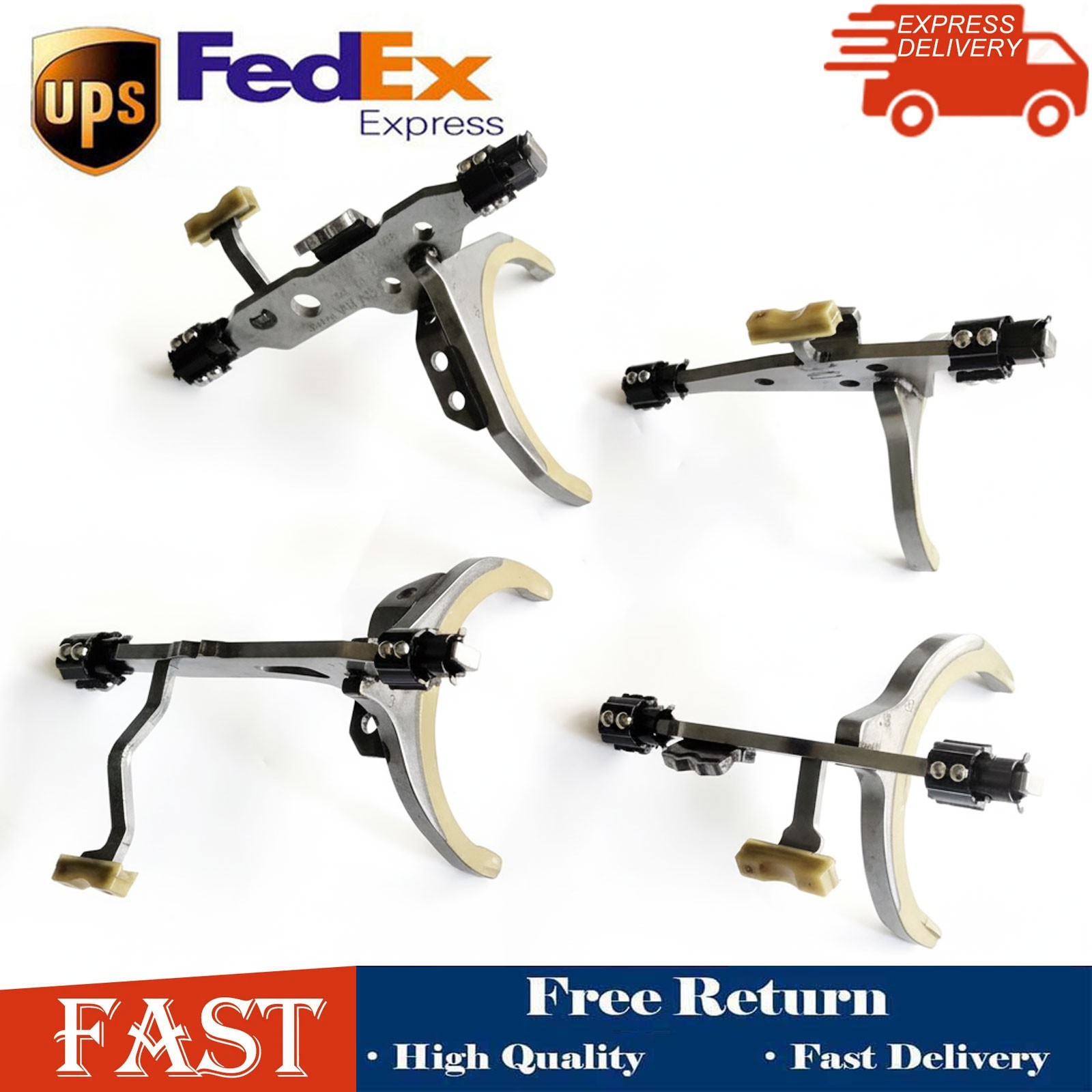 4PCS DQ500 0BH Transmission Shift Fork Set Fit For AUDI Q3 VW TIGUAN TRANSPORTER