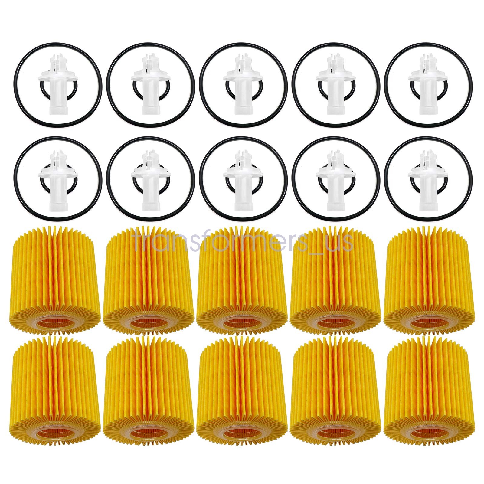 10set Engine Oil Filter for Toyota Camry Sienna Highlander RAV4 2.5L 2.7L 3.5L