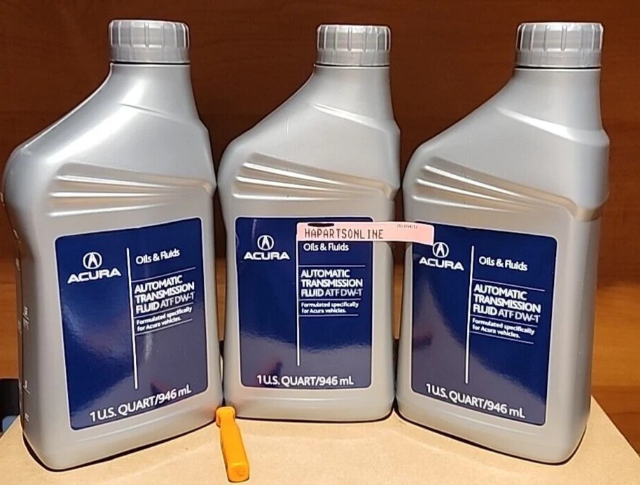 3-QTS ACURA OEM ATF DW-1 Automatic Transmission Fluid SEALED 08200-9008A