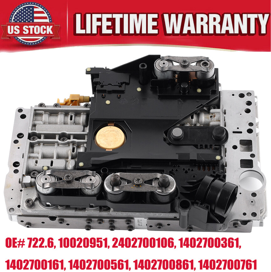 TCU Transmission Valve Body Solenoid w/ Conductor Plate Fit Mercedes-Benz 722.6