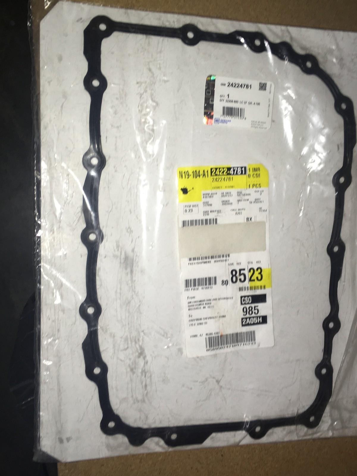 GM OEM 06-21 Avalanche Transmission Components-Trans Pan Gasket 24224781