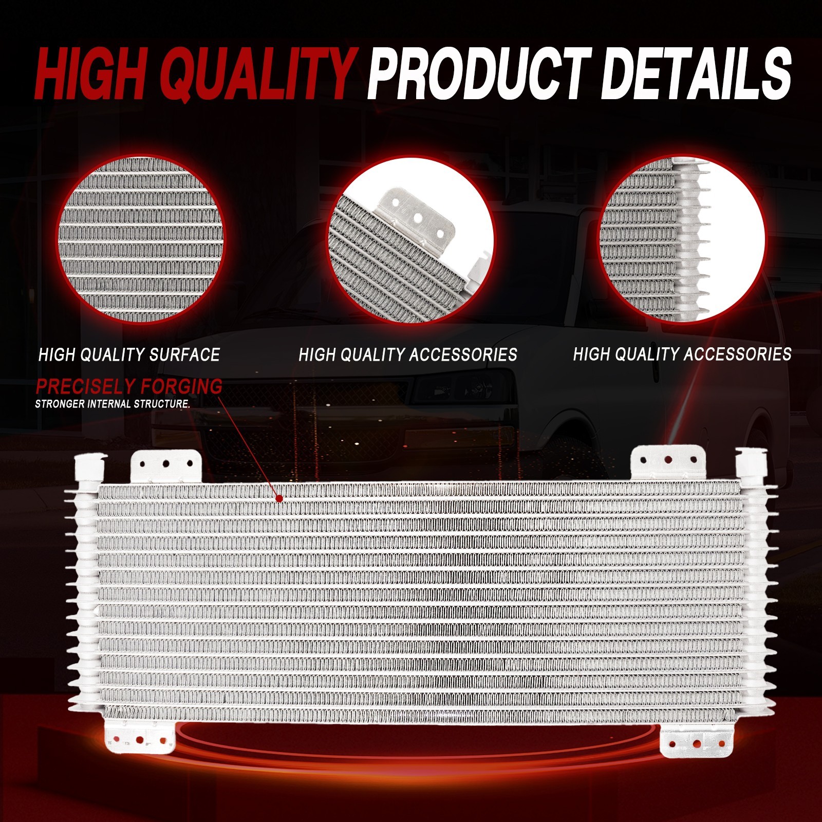 LPD47391 For Tru Cool 40K Low Pressure Drop Transmission Oil Cooler 40K GVW