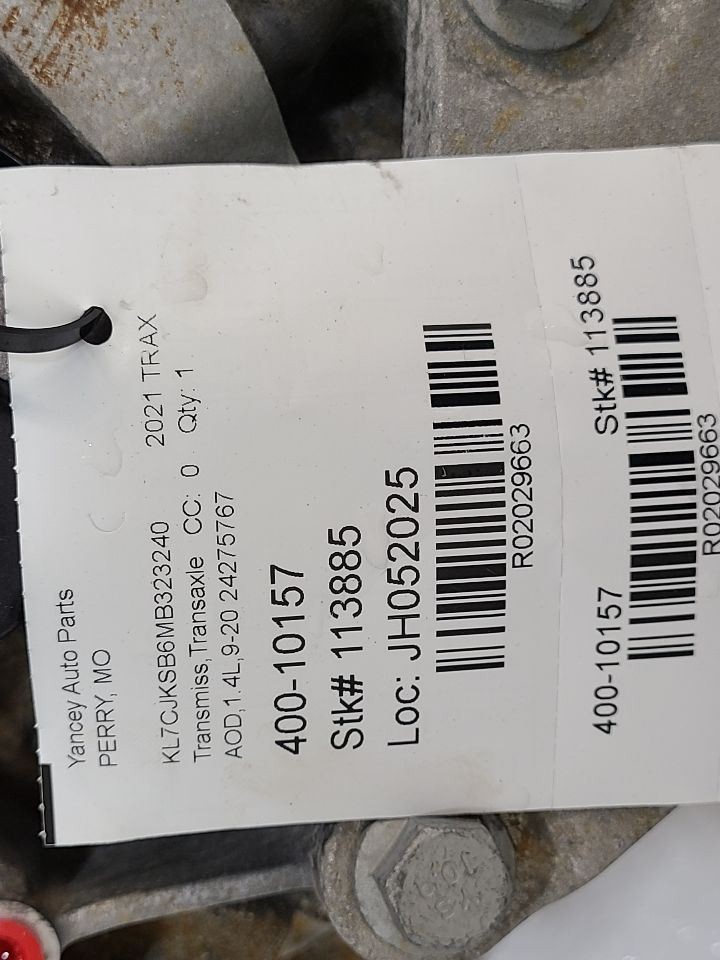 2016 – 2021 BUICK ENCORE 6 Spd Automatic Transmission FWD Opt Luv 30K Miles