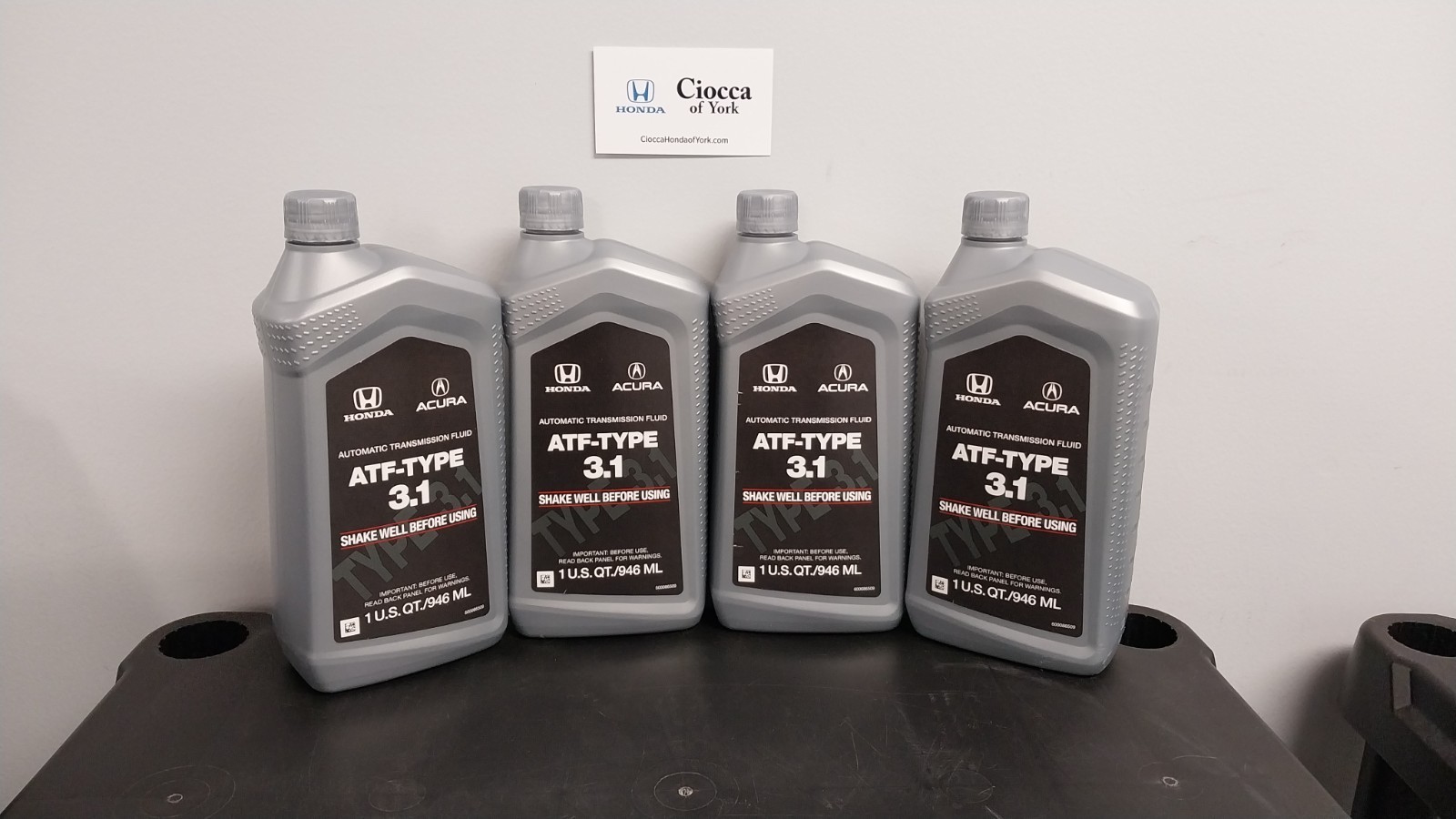 4x QTS Honda Acura OEM ATF Type 3.1 9SPD Automatic Transmission Fluid NEW