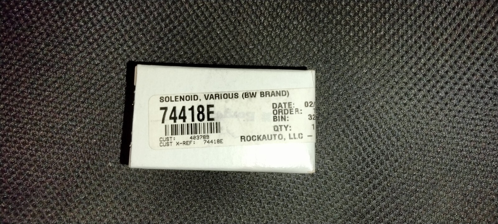 NEW BorgWarner Solenoid 74418E GMC