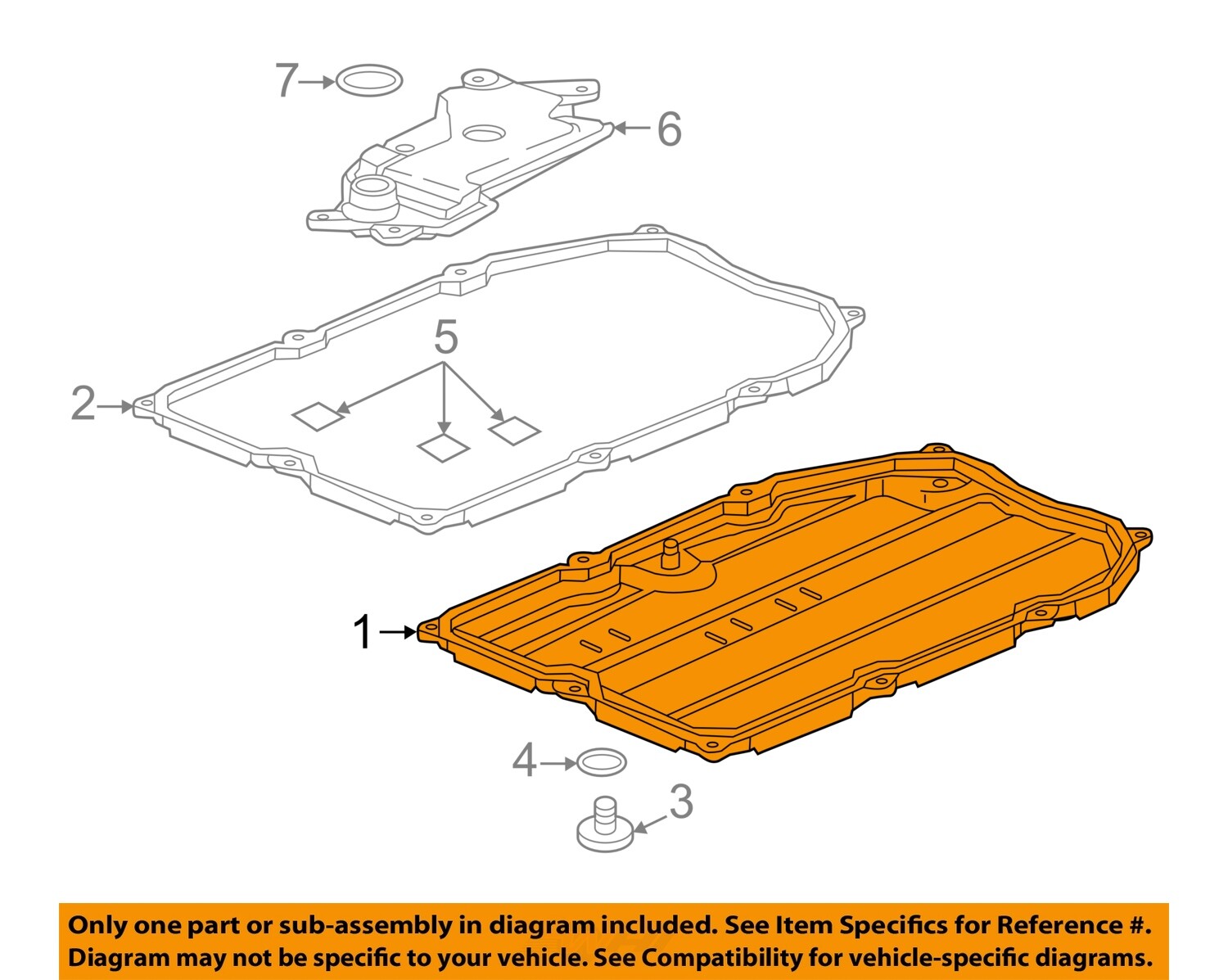 GM OEM 14-15 CTS Transmission Transmission Components-Trans Pan 24270006