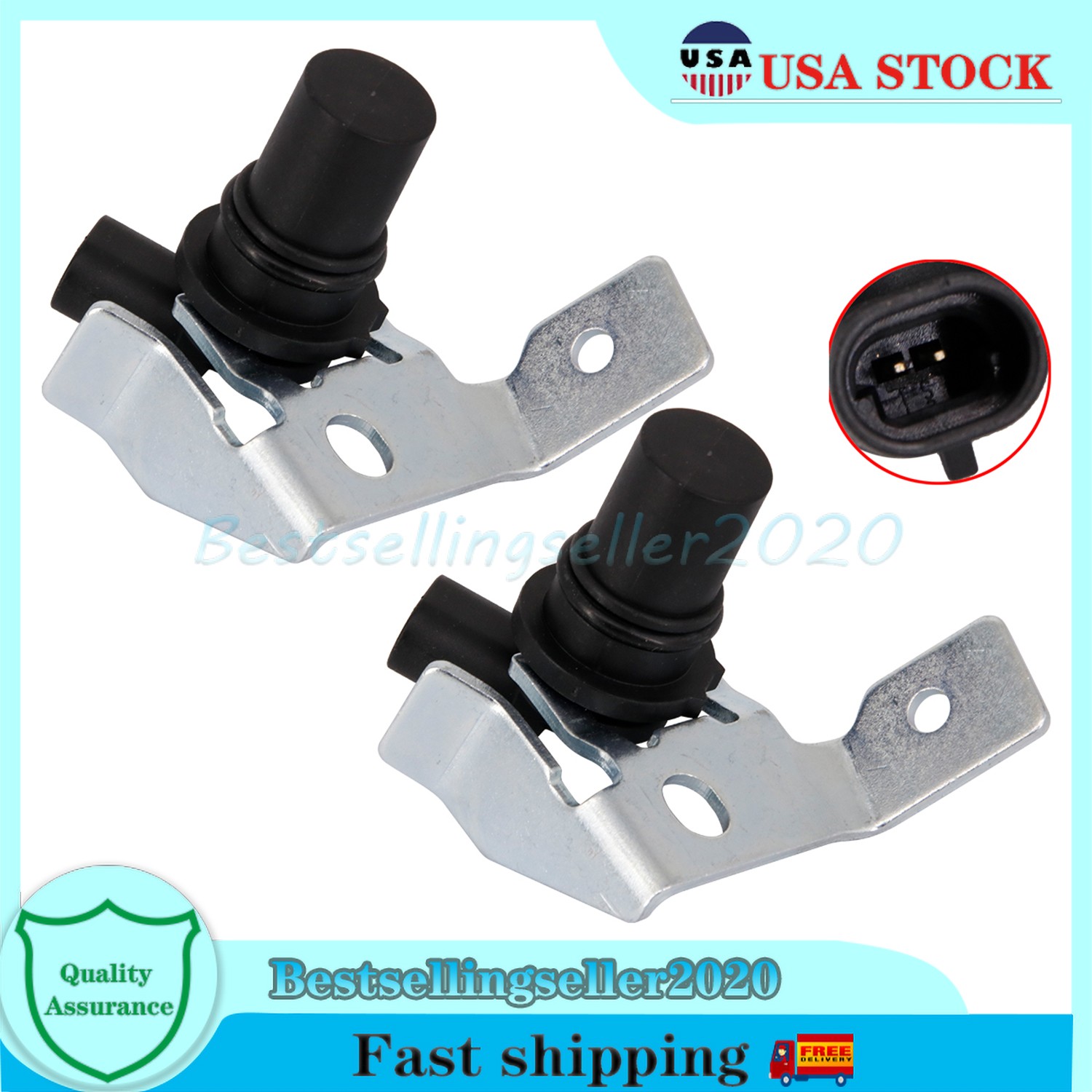 2PCS Input & Output Speed Sensors 24203876 for all GM Products 4L80E Automatic T
