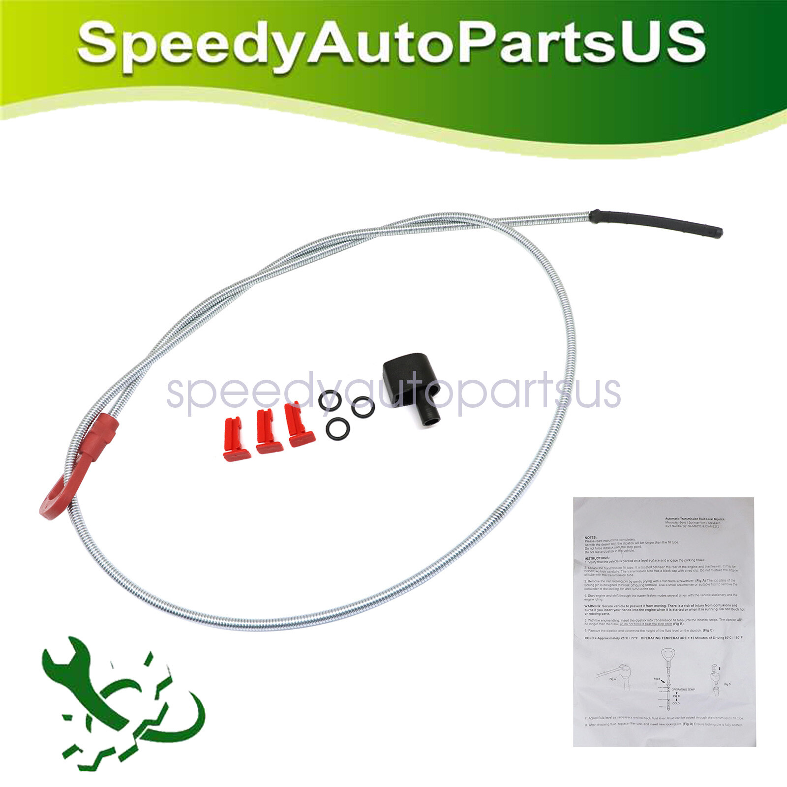 1Pcs Transmission Dipstick For Mercedes Benz Automatic Fluid W/Instructions Kit