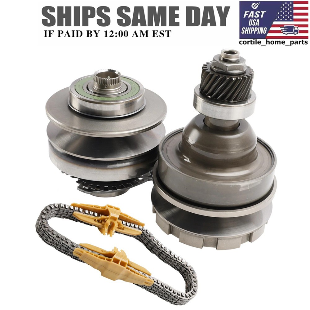 RE0F10A JF011E Transmission CVT Pulley With Belt+Chain ＆ Rebuild Kit for NISSAN