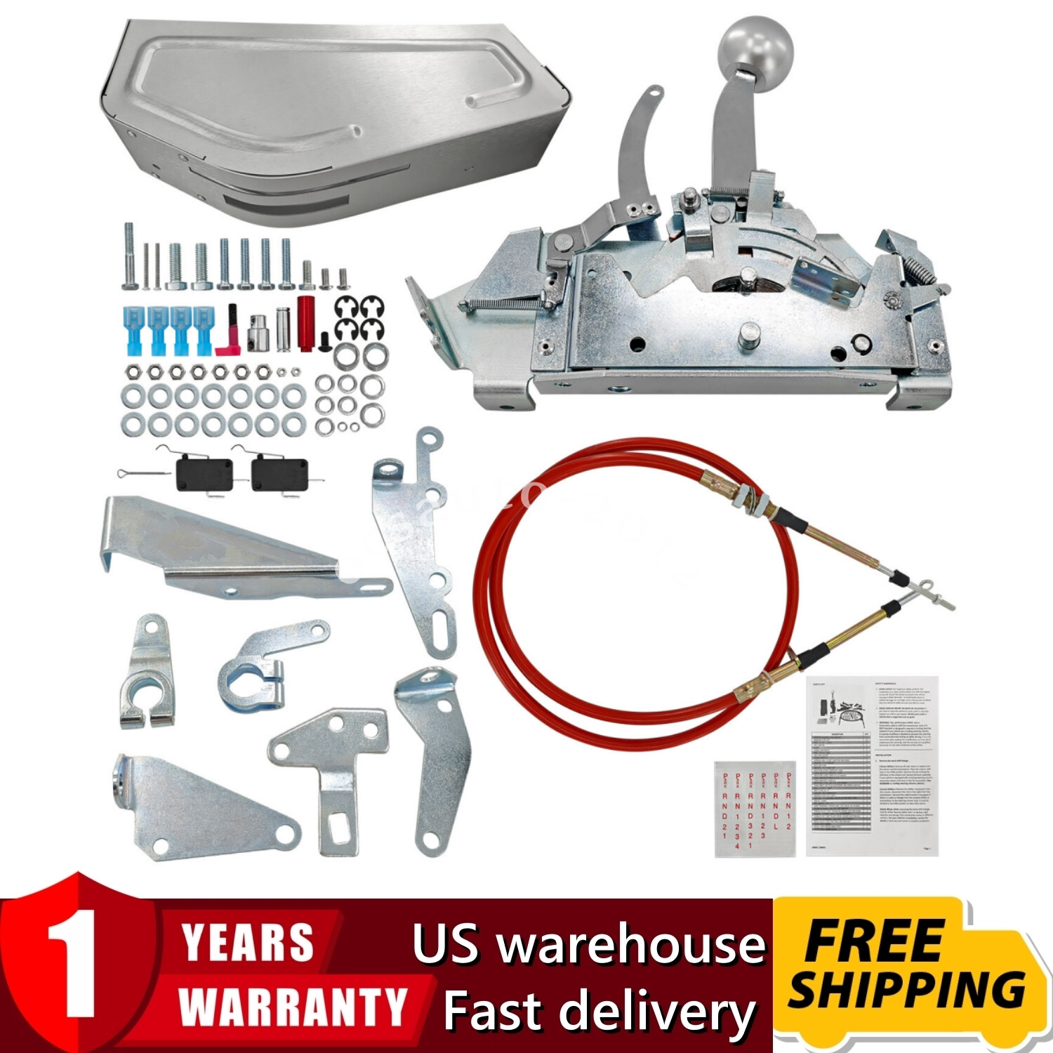 For 80842 B&M Automatic Shifter Pro Ratchet 3 & 4 Speed For Ford/GM Transmission