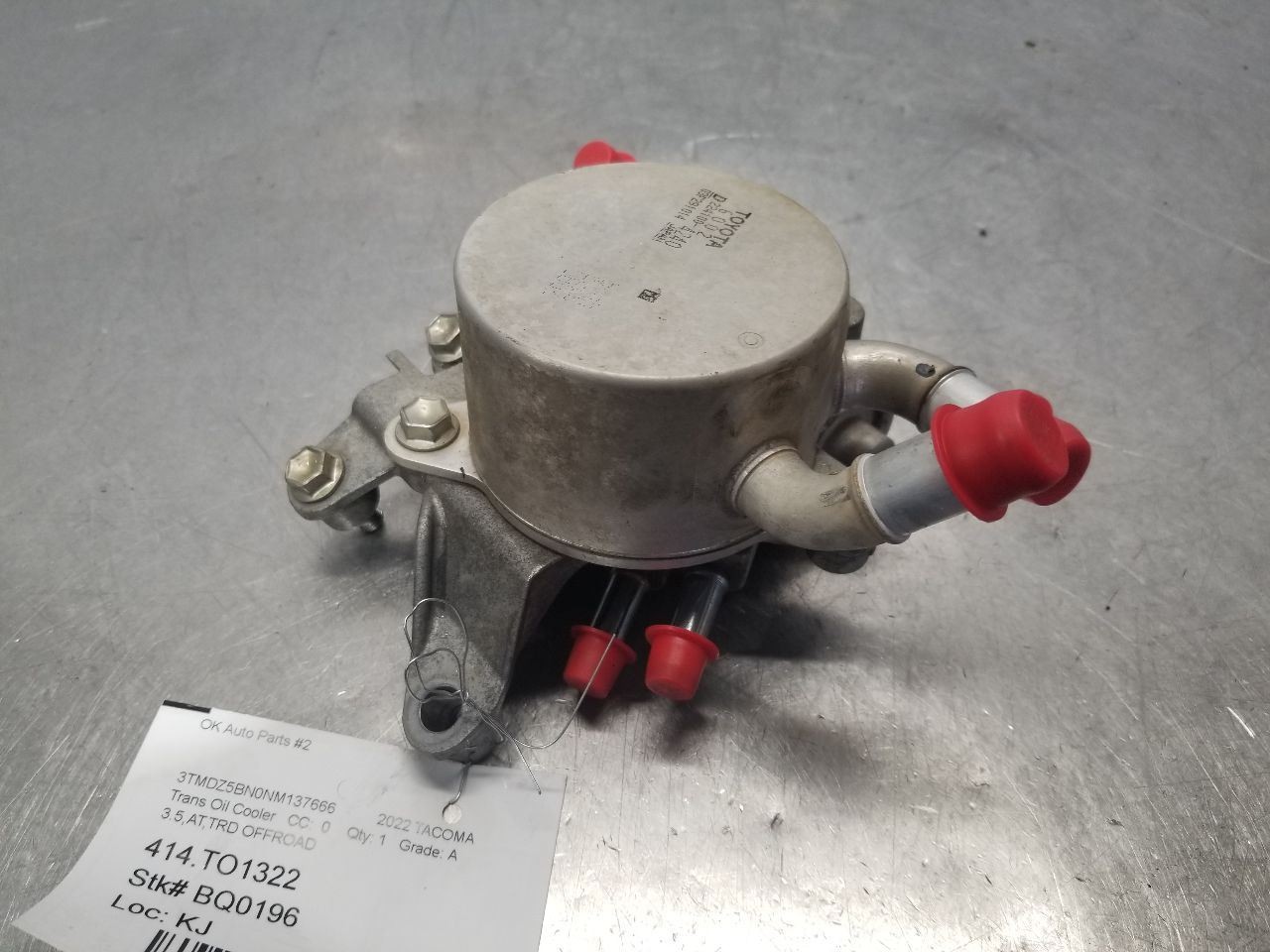 22 TOYOTA TACOMA TRD OFFROAD 3.5L AUTOMATIC TRANSMISSION OIL COOLER OEM