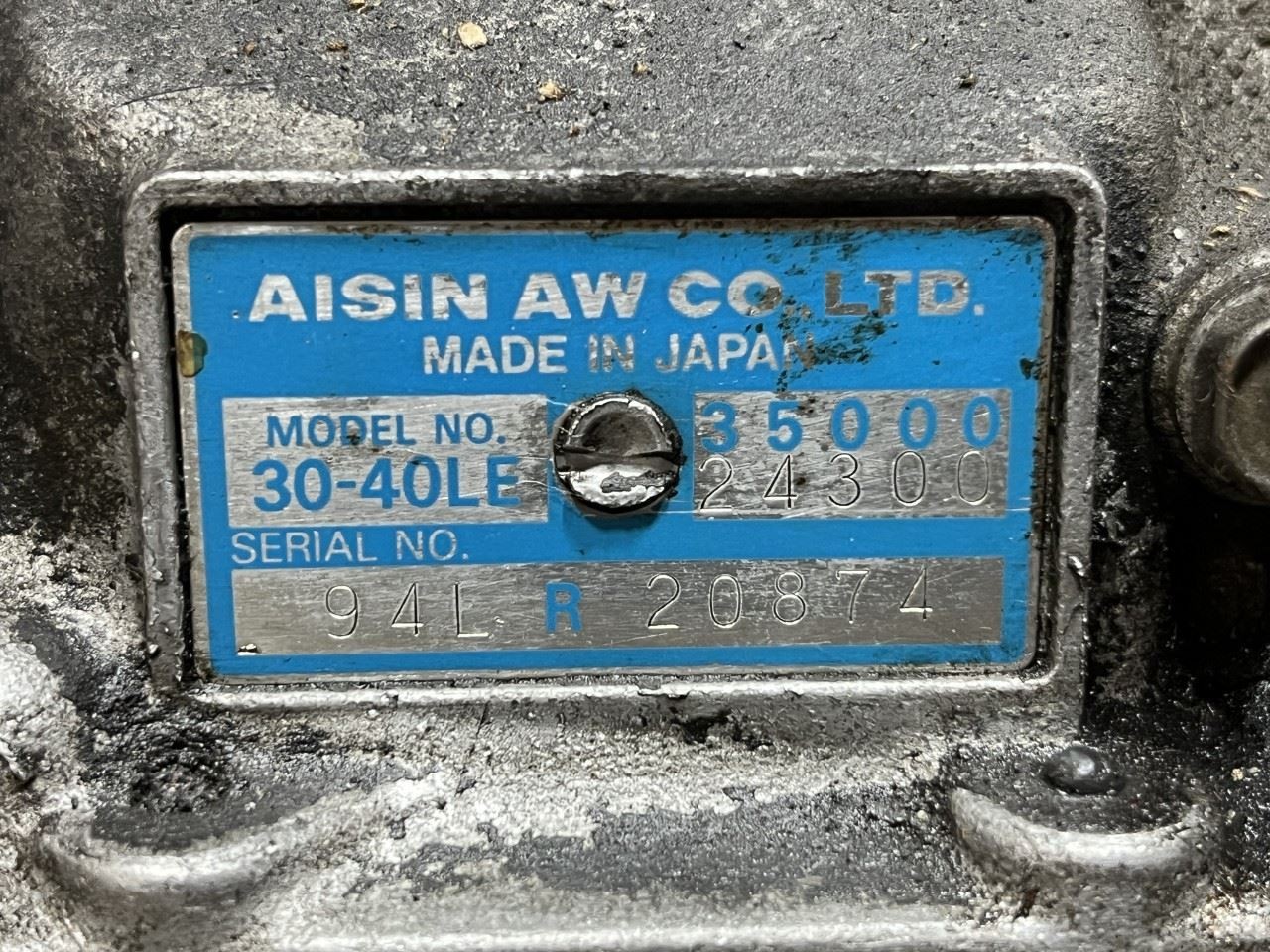 1992 1993 LEXUS SC400 AUTOMATIC TRANSMISSION AISIN 200K MILES 35000-24300