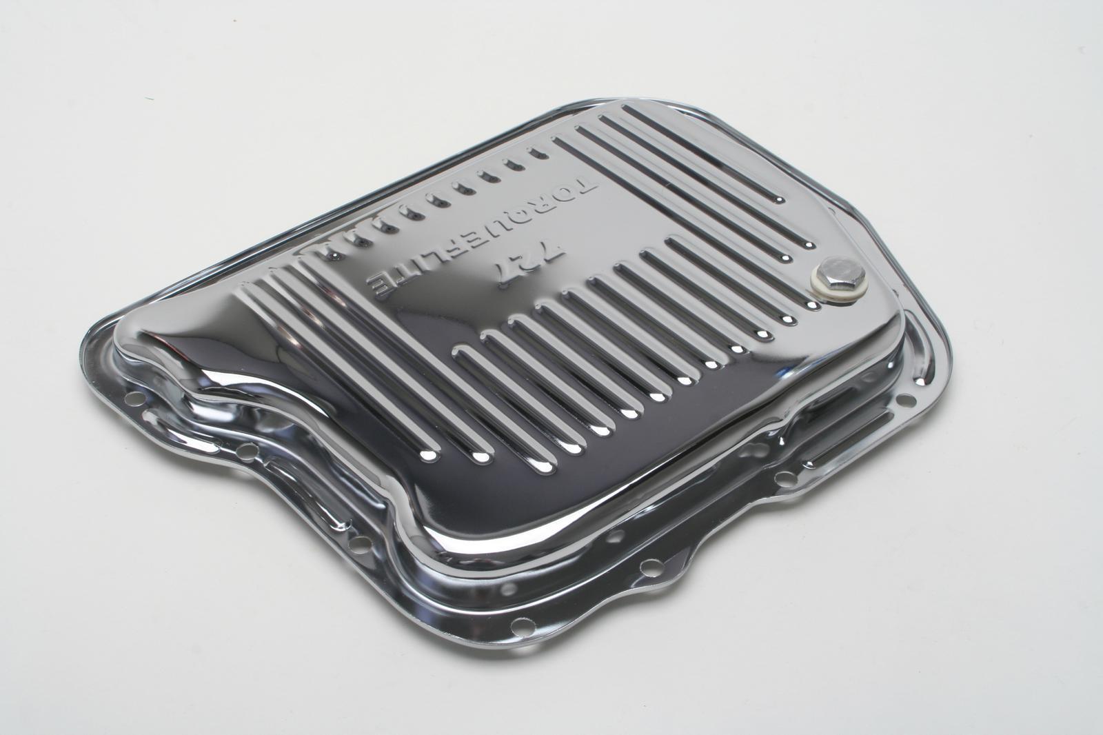 Trans-Dapt Performance MOPAR TORQUEFLITE 727-CHROME Transmission Pan; Stock Capa