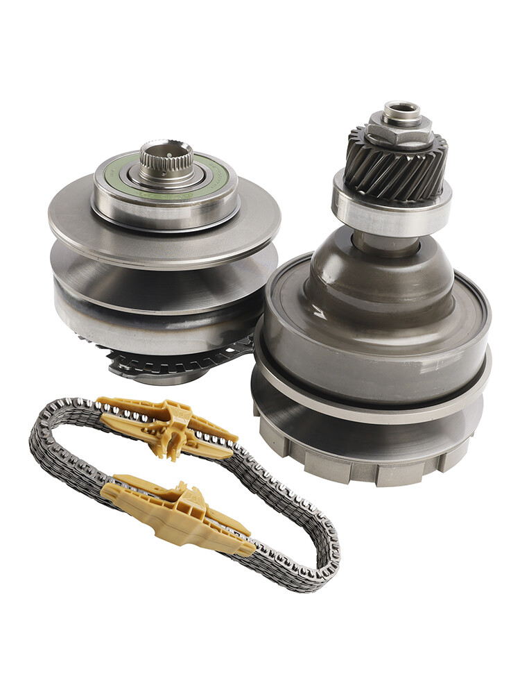RE0F10A JF011E Transmission CVT Pulley With Belt+Chain ＆ Rebuild Kit for NISSAN