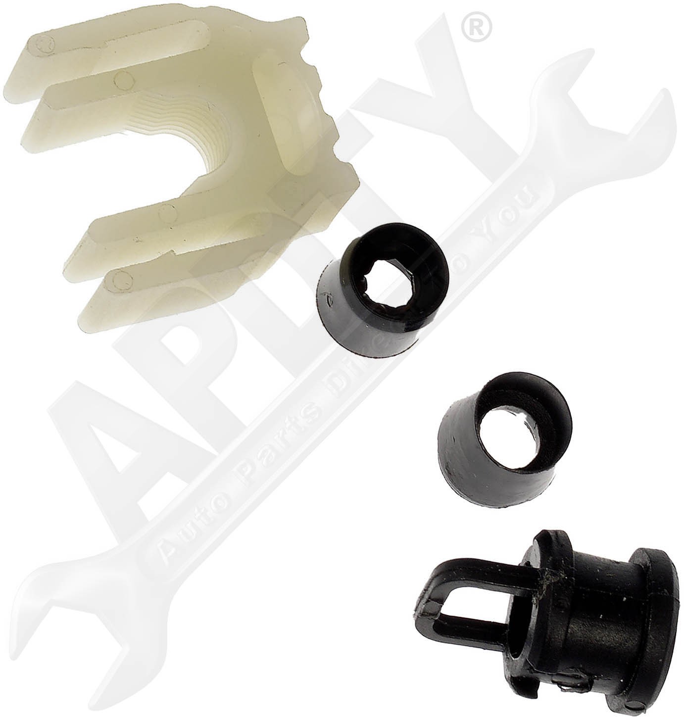 APDTY 162074 Automatic Transmission Shift Control Cable Bushing Kit (4-Piece)