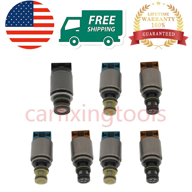 7x Transmission Solenoids 1068298046 For BMW 323i 325i 328i 535i Hyundai Genesis
