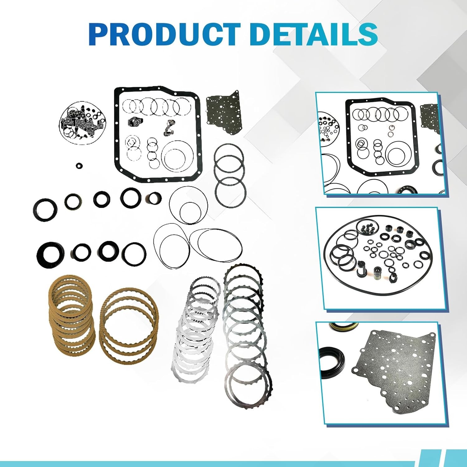 U140E U140F Transmission Master Overhaul Rebuild Kit Steel Seals For TOYOTA US