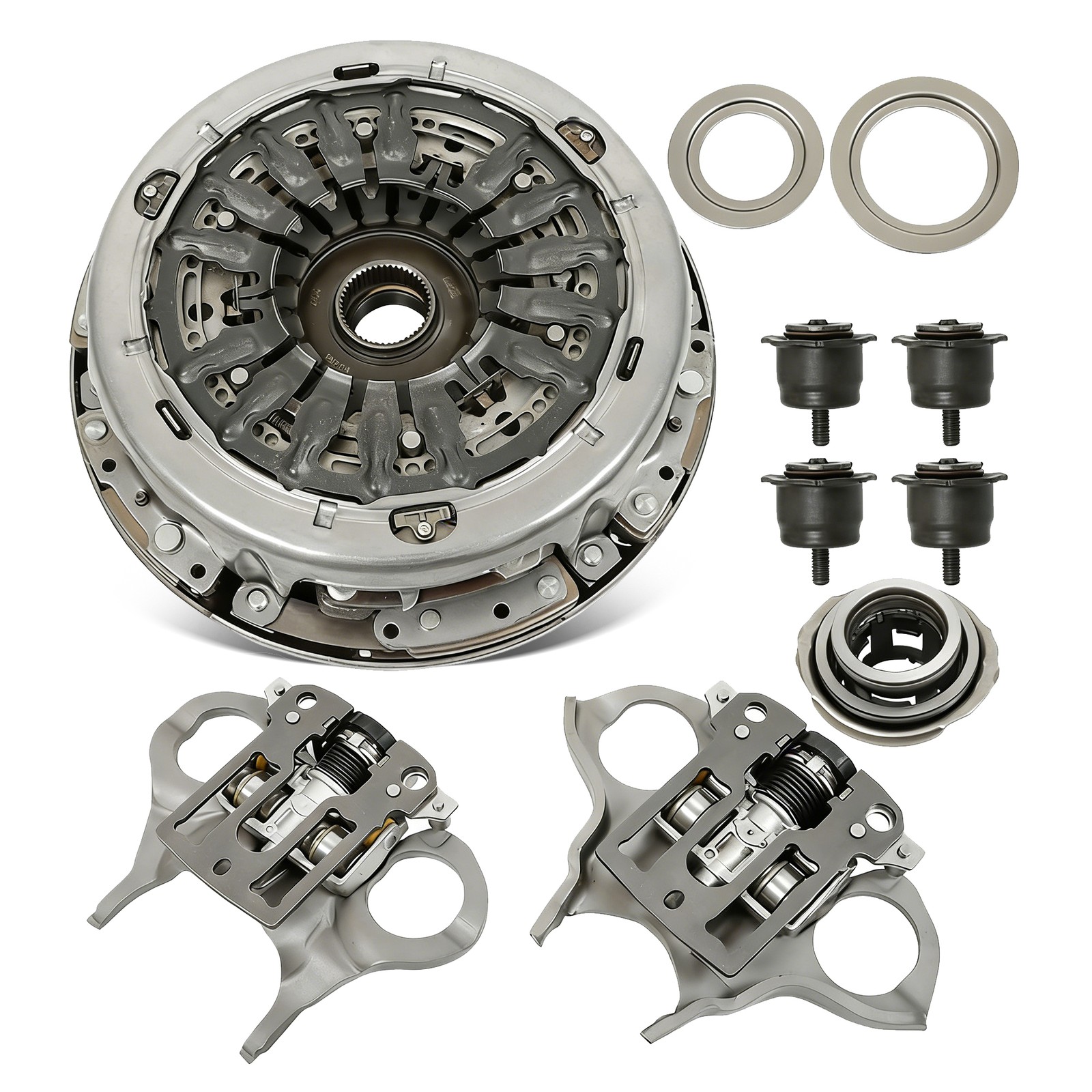 For 2012-2019 Ford Focus Fiesta Transmission Dual Clutch Fork Kit 6DCT250 DPS6