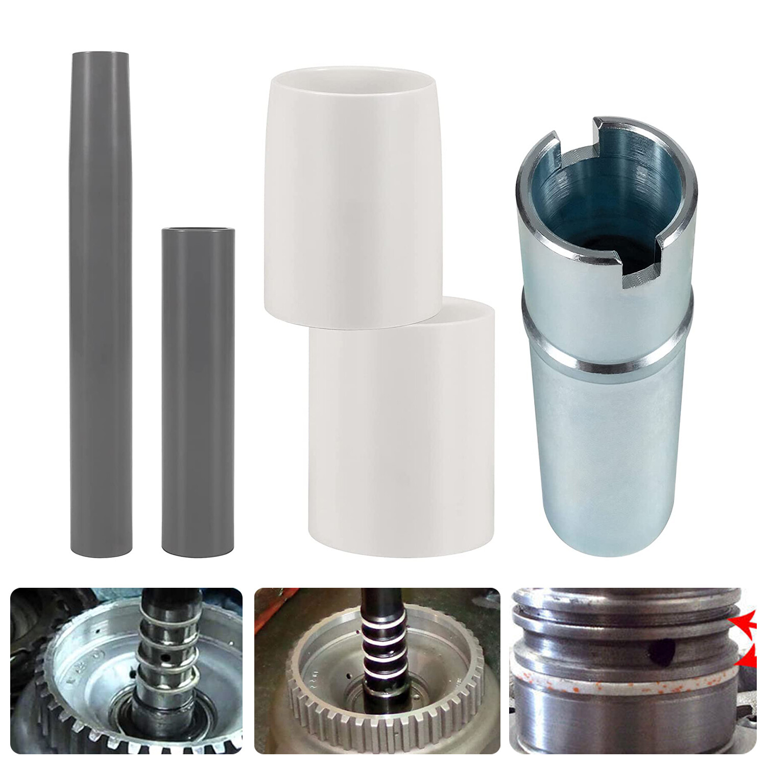 Turbine Shaft Teflon Seal Ring Tools Set & Re-Sizer Kit for 700R4 4L60E 4L60