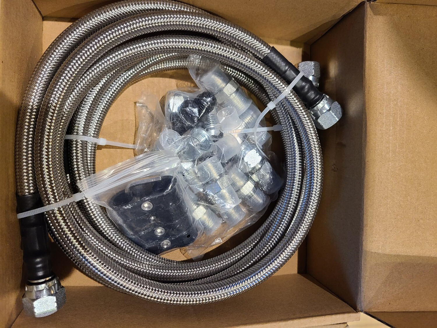 6AN 70″ Transmission Fluid Oil Cooler PTFE Hose Line kit For GM Chevy 4L80E US