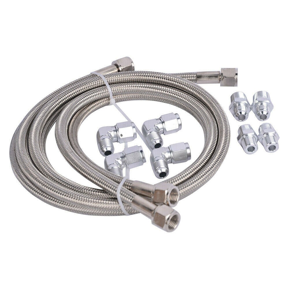 Automatic Transmission Cooler Line Kit -6 AN Braided 4L60E 4L65E 4L80E