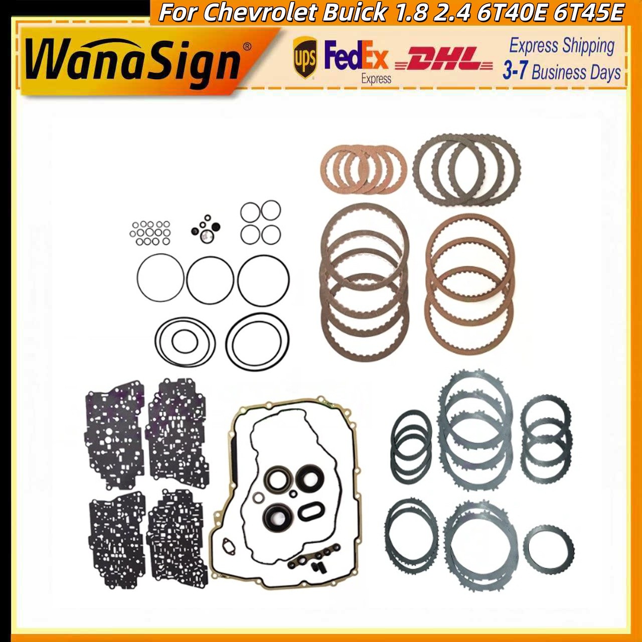6T40E 6T45E Transmission Master Overhaul Rebuild Kit For Chevrolet Buick 1.8 2.4