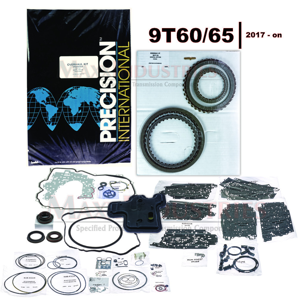 9T60-9T65 Transmission Rebuild Master Kit less Steels + Filters OEM Components