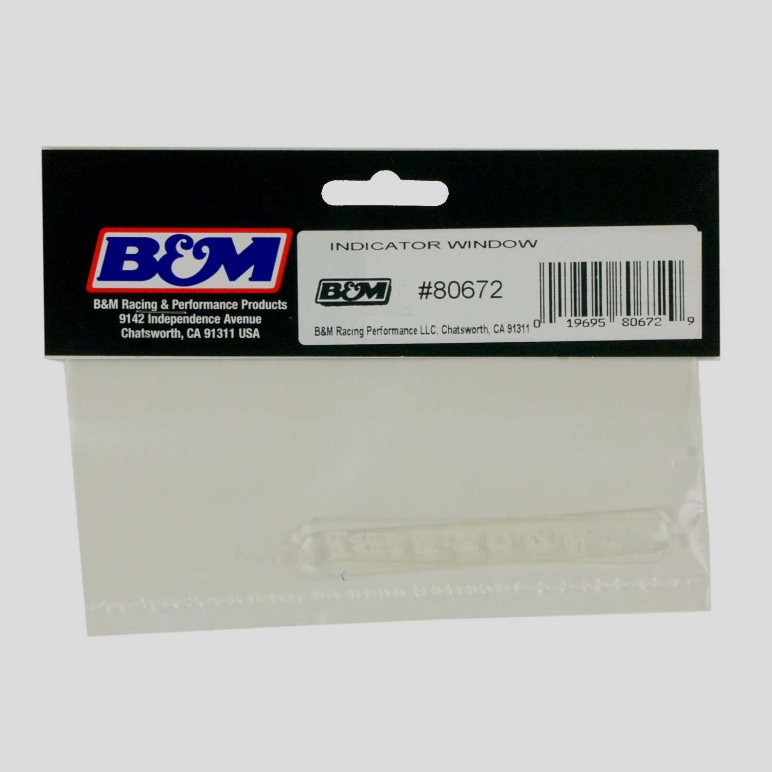 B&M 80672 Indicator Window For All QuickSilver Shifters 3 & 4-Speed
