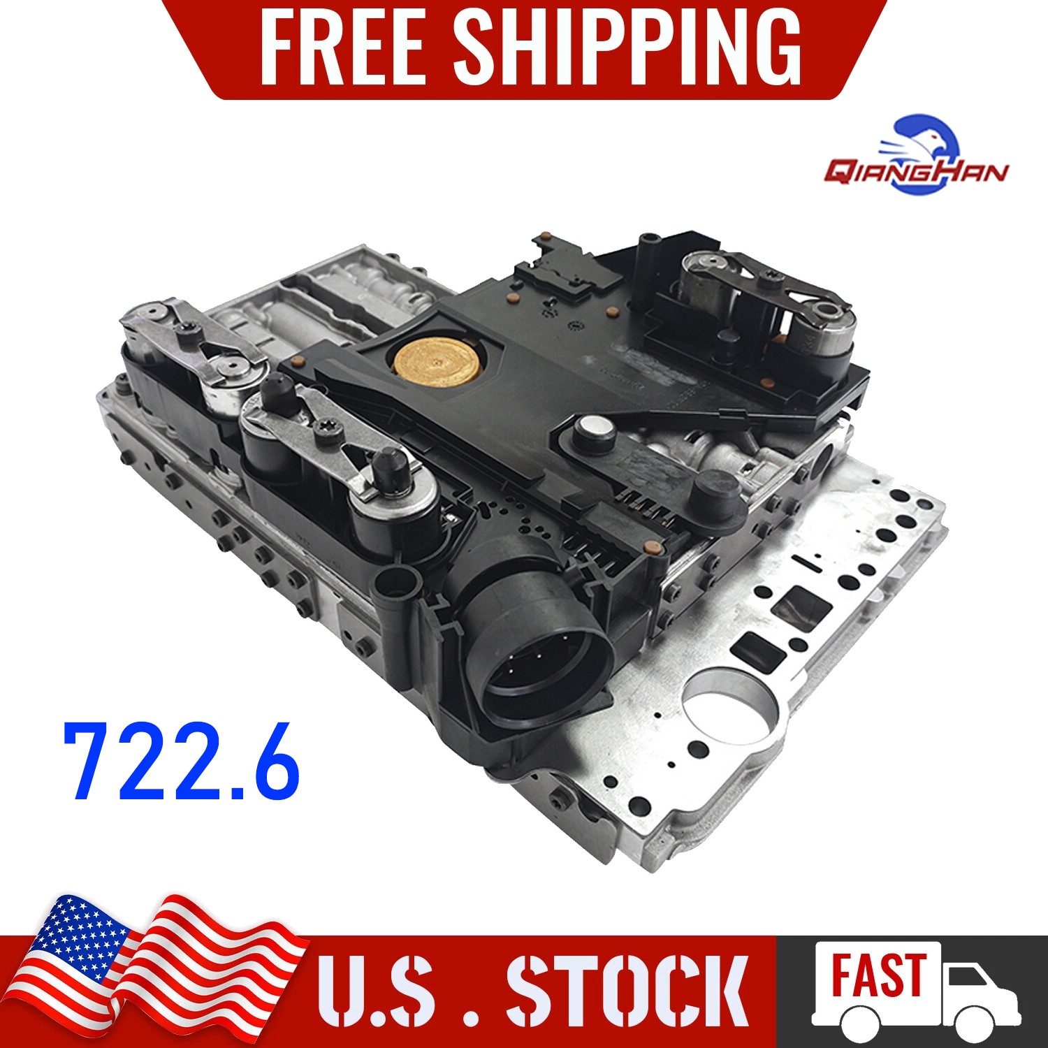 TCU Transmission Valve Body Solenoid & Conductor Plate For Mercedes-Benz 722.6