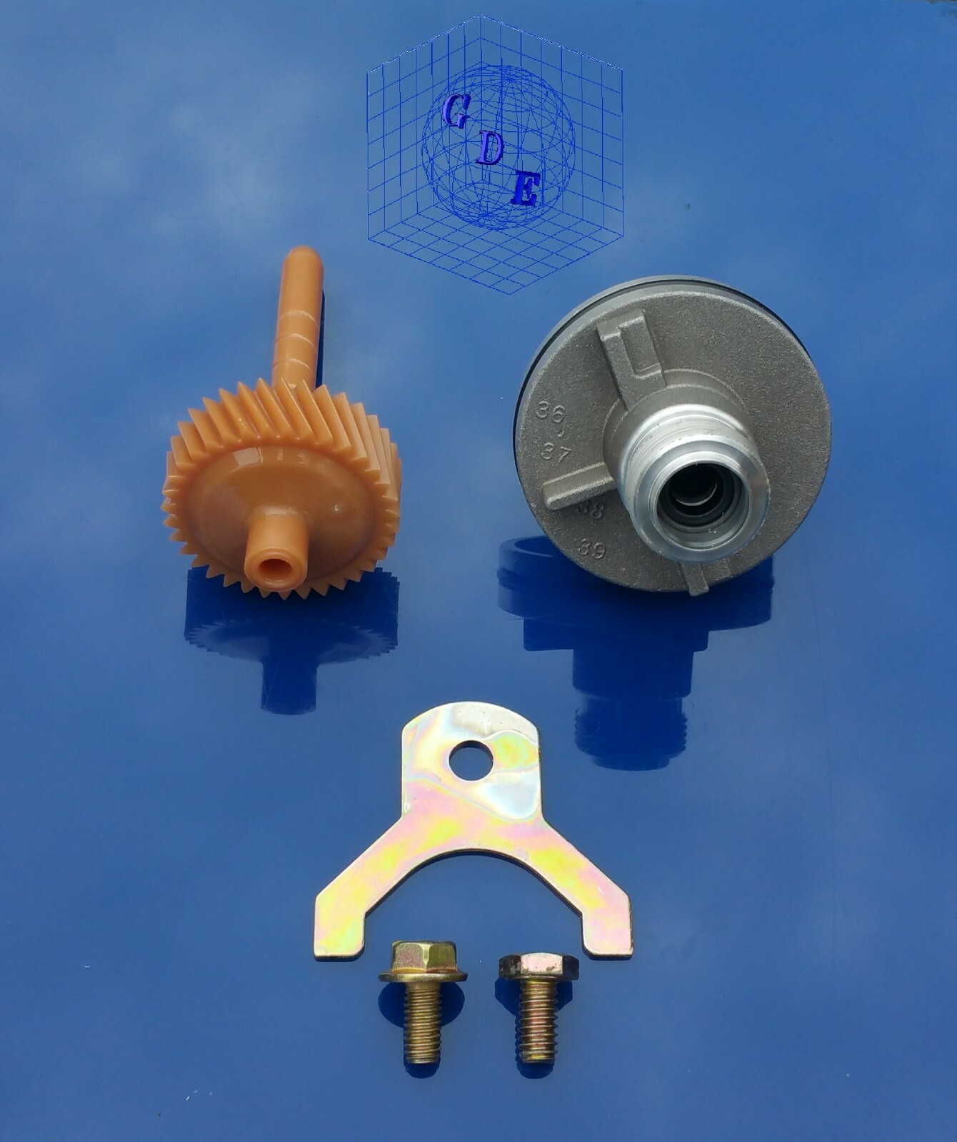 GM TH 350 4L60 700R4 TRANSMISSION SPEEDOMETER KIT 35 DRIVEN GEAR HOUSING & CLAMP