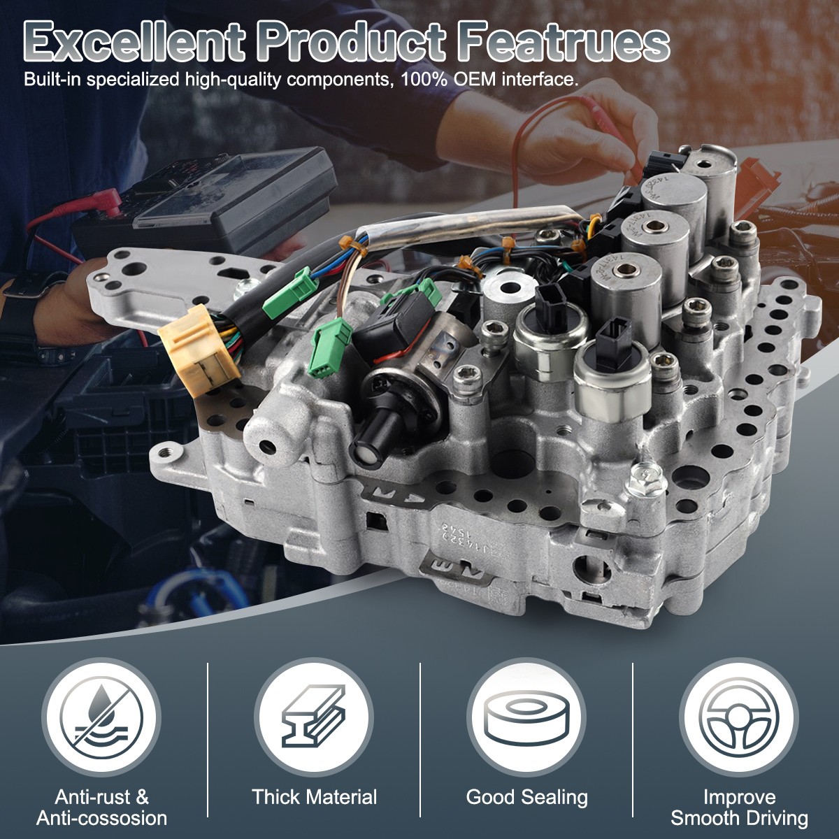 JF011E RE0F10A CVT Transmission Valve Body For Jeep Patriot Compass 2007-17 2.4L