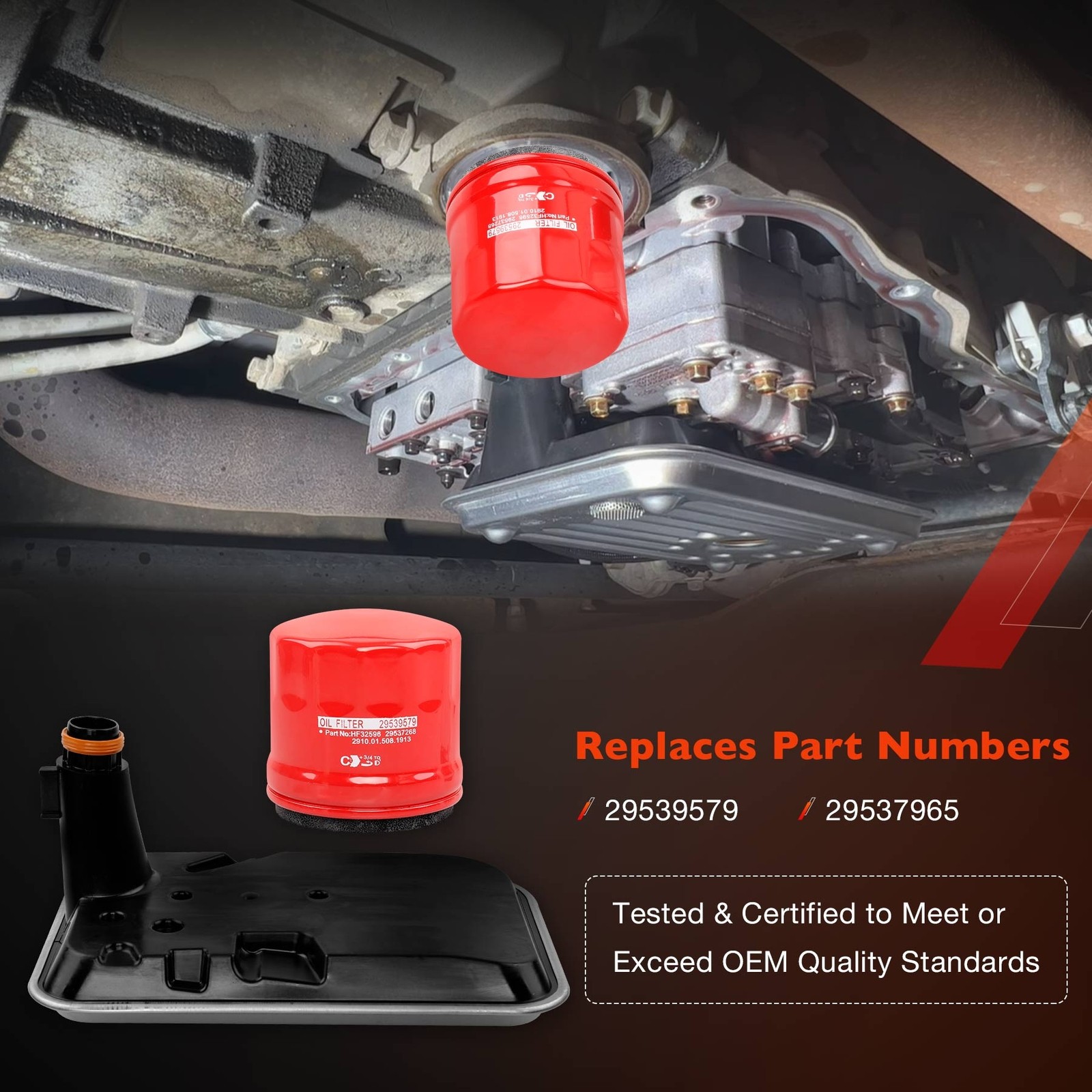 Transmission Filter Kit For Allison 1000 2000 01-10 Chevy GMC 6.6 Duramax Diesel