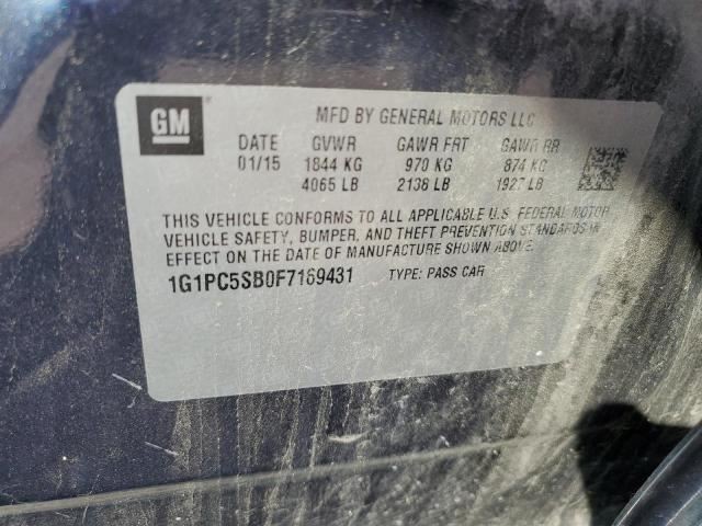 Automatic Transmission VIN P 4th Digit Limited 1.4L Fits 15-16 CRUZE 576895
