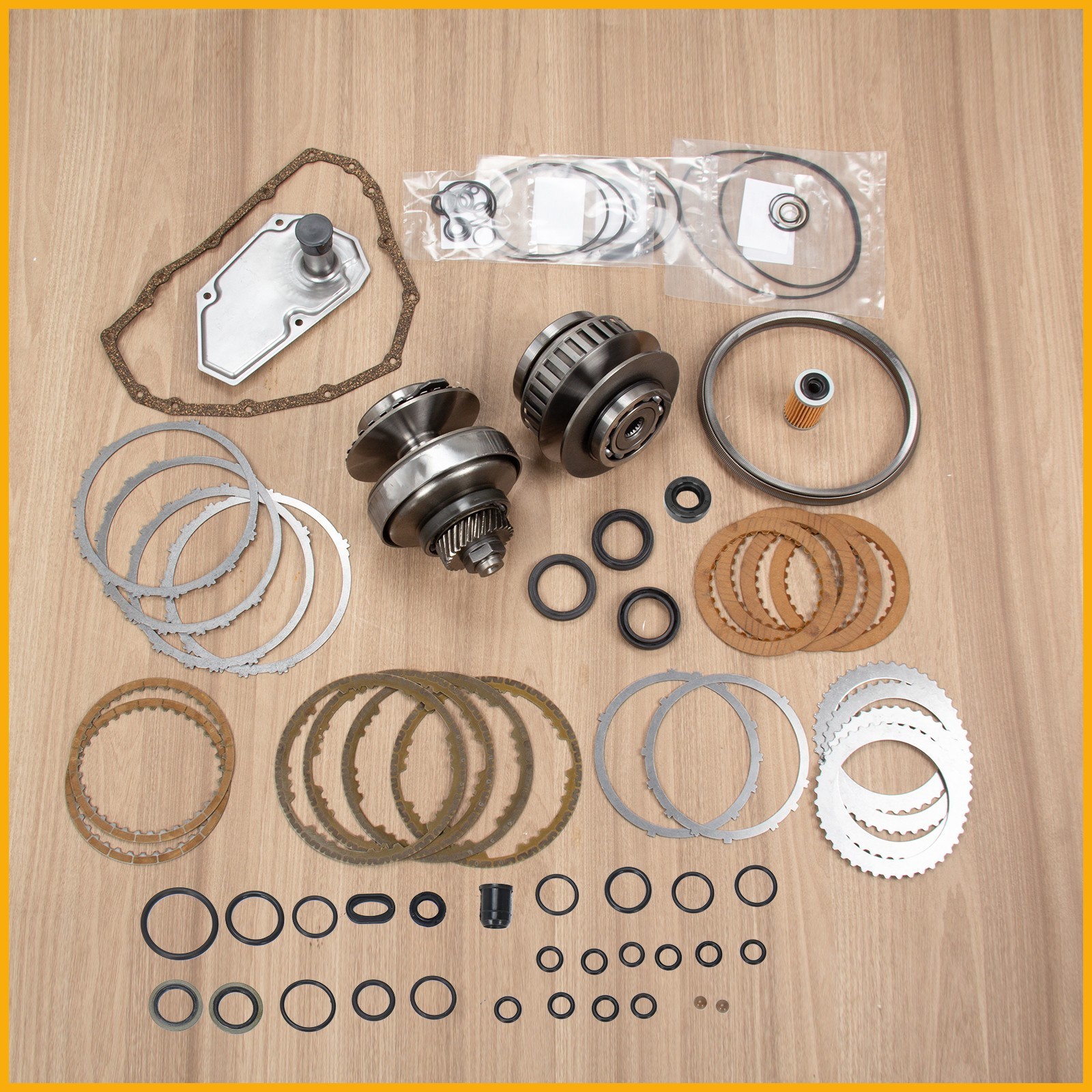 Transmission Master Rebuild Kit + Pulley Set W/ Belt For Nissan JF015E RE0F11A