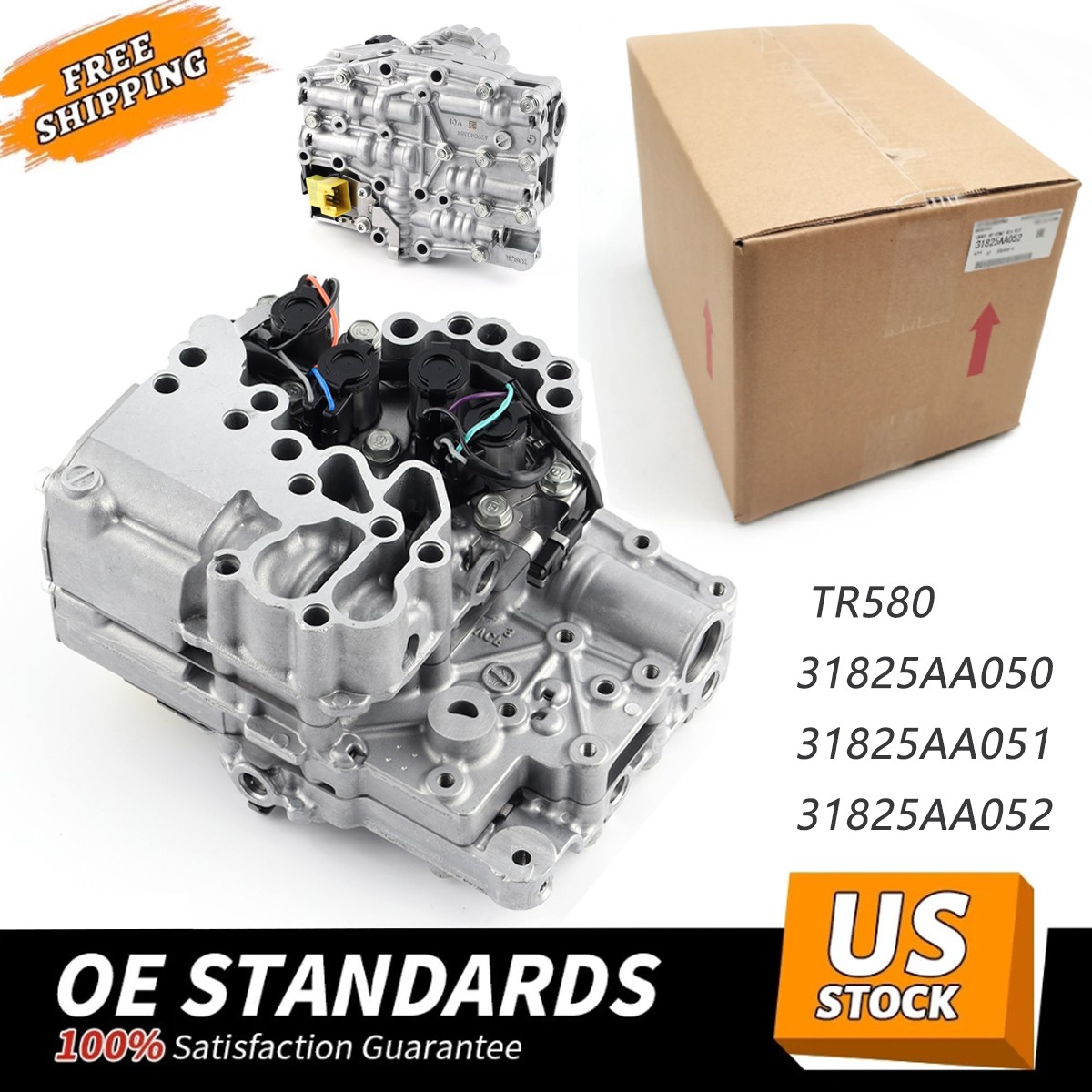 TR580 CVT Transmission Valve Body OEM For Subaru Forester Impreza Outback Silver