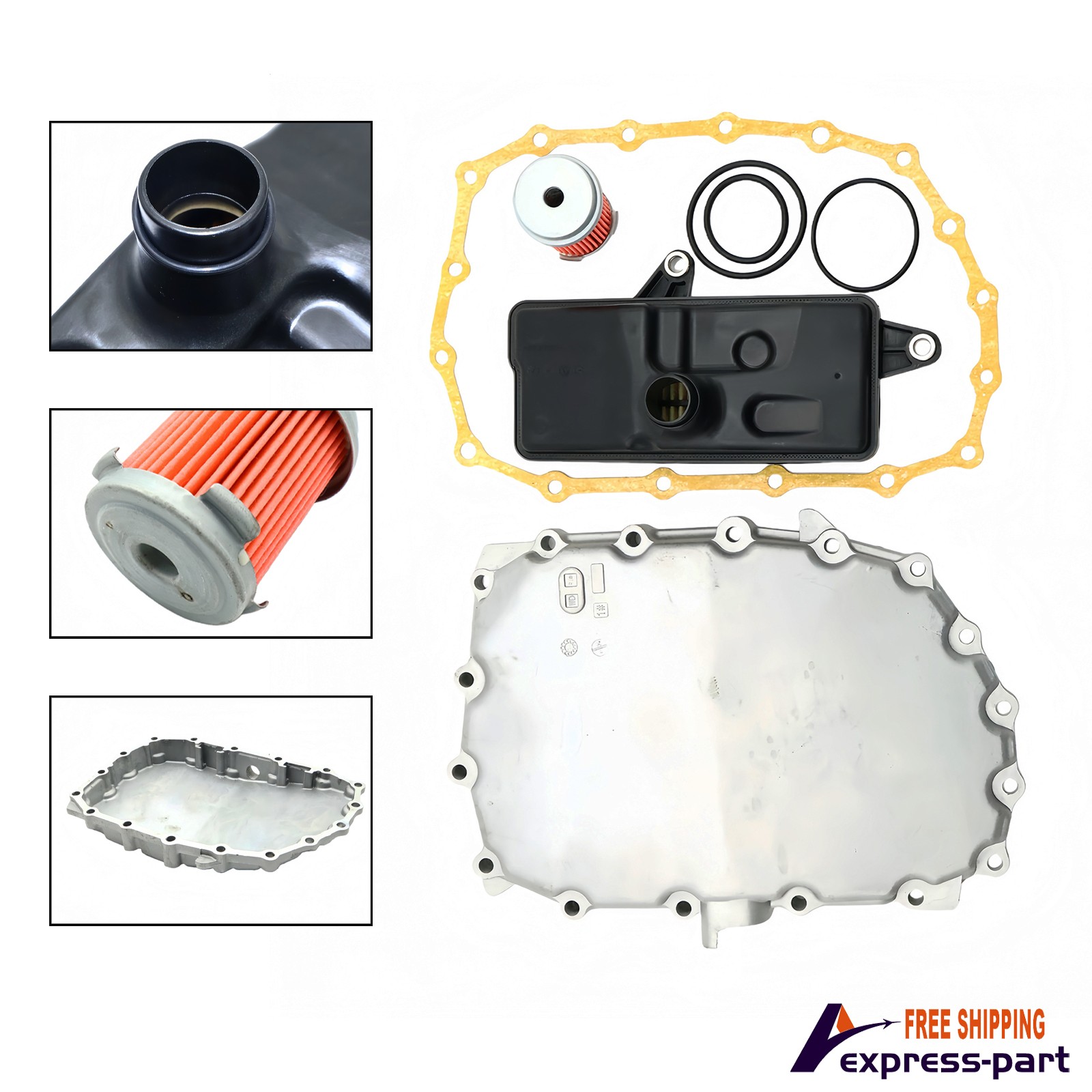 For Honda HR-V Fit Civic 2.0L L4 Transmission Oil Pan&Filter&Gaskets Kit US
