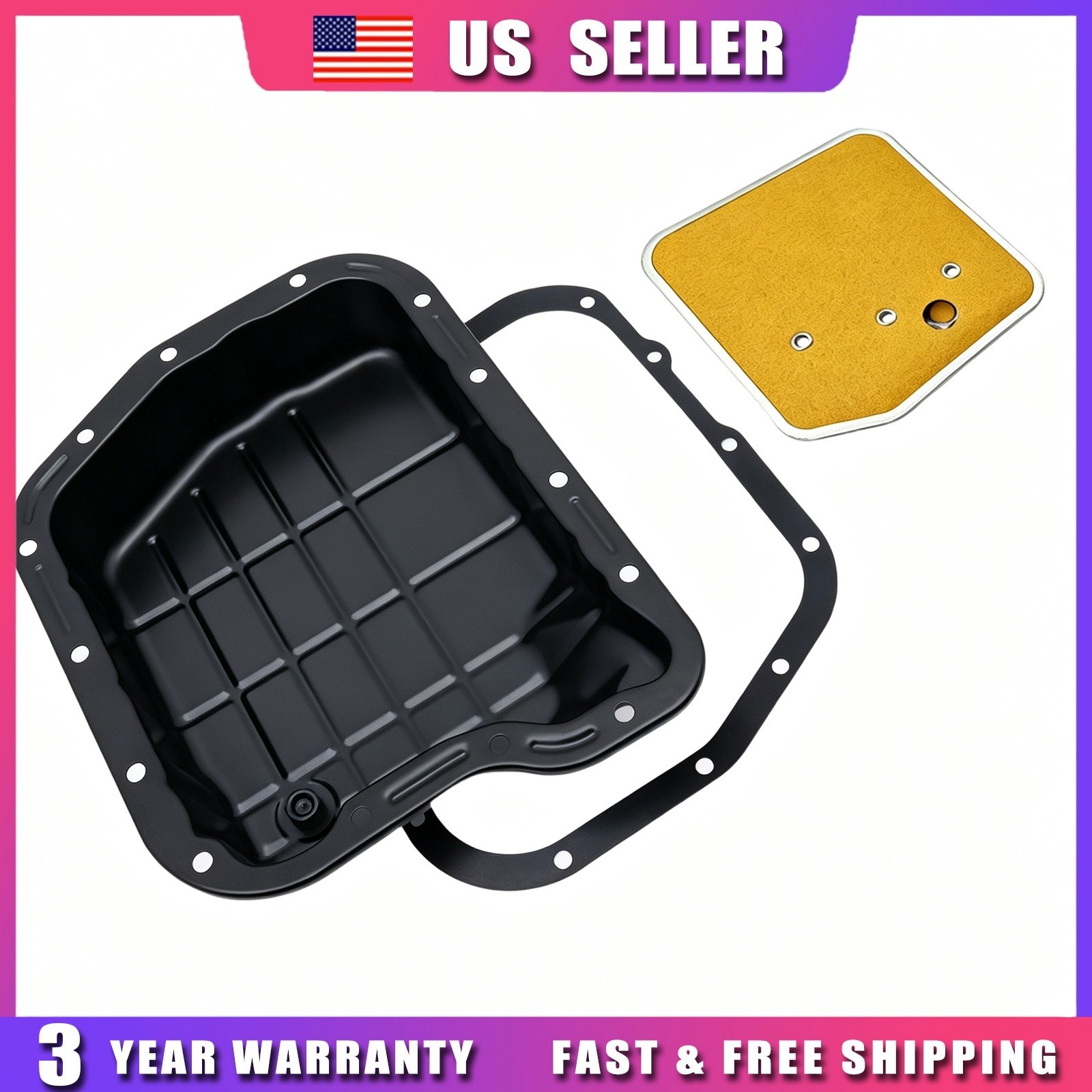 Fits Dodge Ram 1500 2500 3500 Dakota Trans Oil Pan With Gasket Filter Kit A518