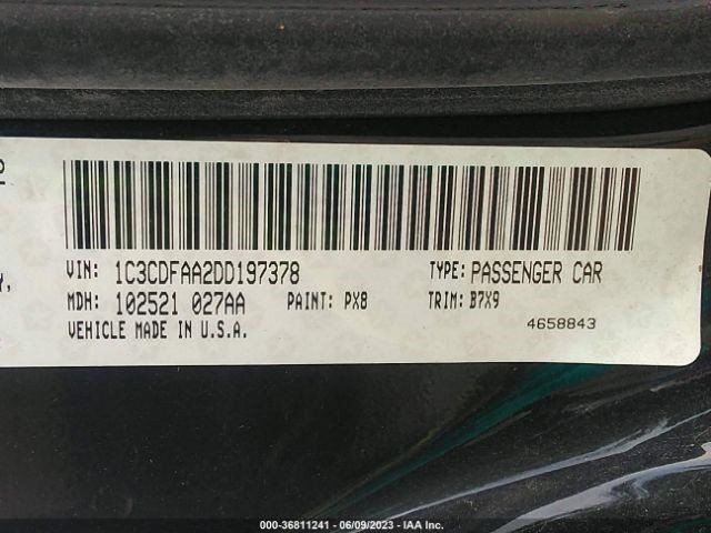 Automatic Transmission 2.0L Fits 13 DART 521263