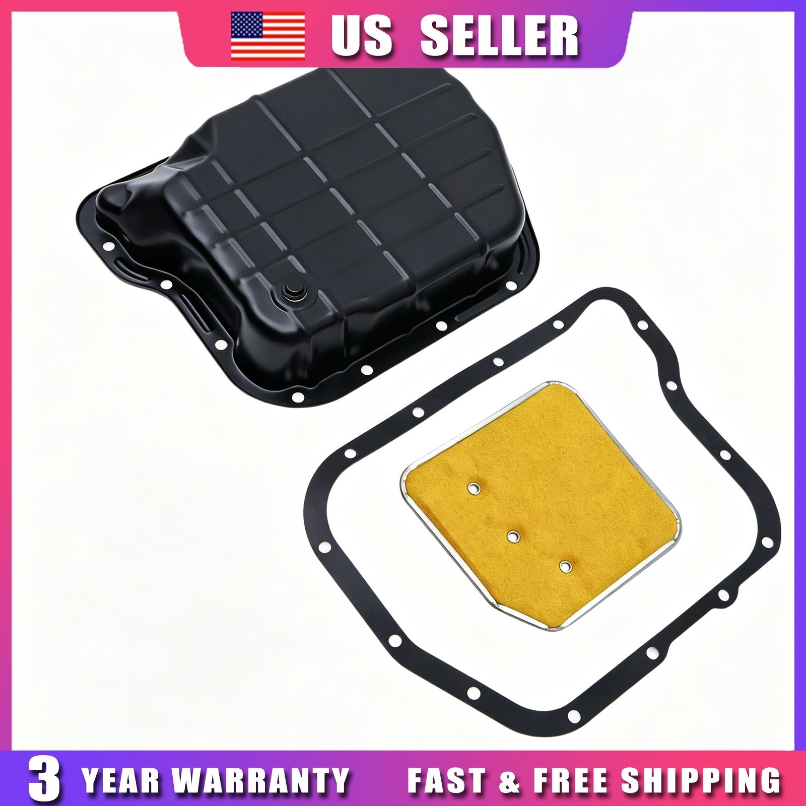 Fits Dodge Ram 1500 2500 3500 Dakota Trans Oil Pan With Gasket Filter Kit A518