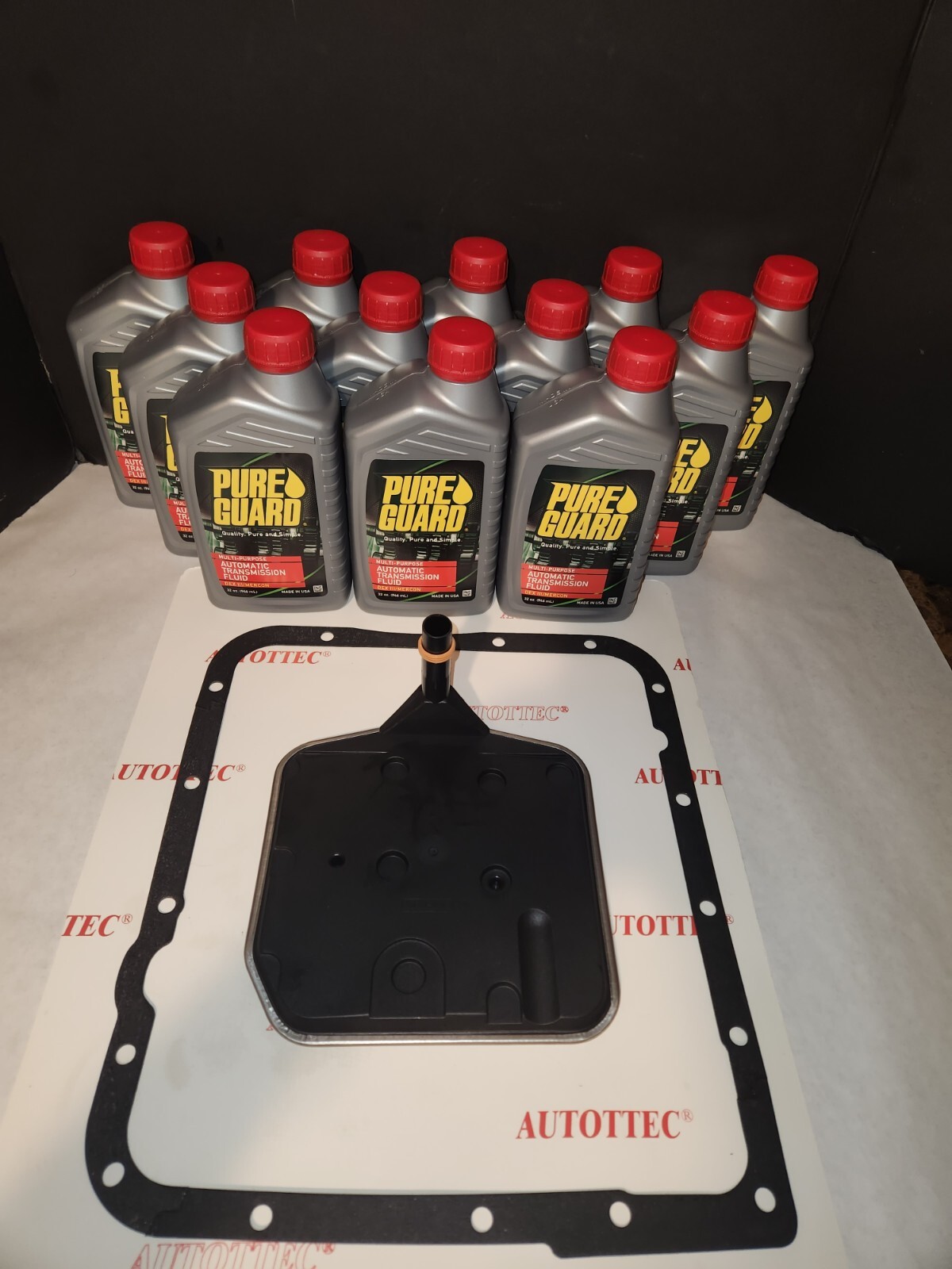 700R4 TRANSMISSION FILTER 82-91 & Transmission Fluid (Multi Purpose) (12 QT)