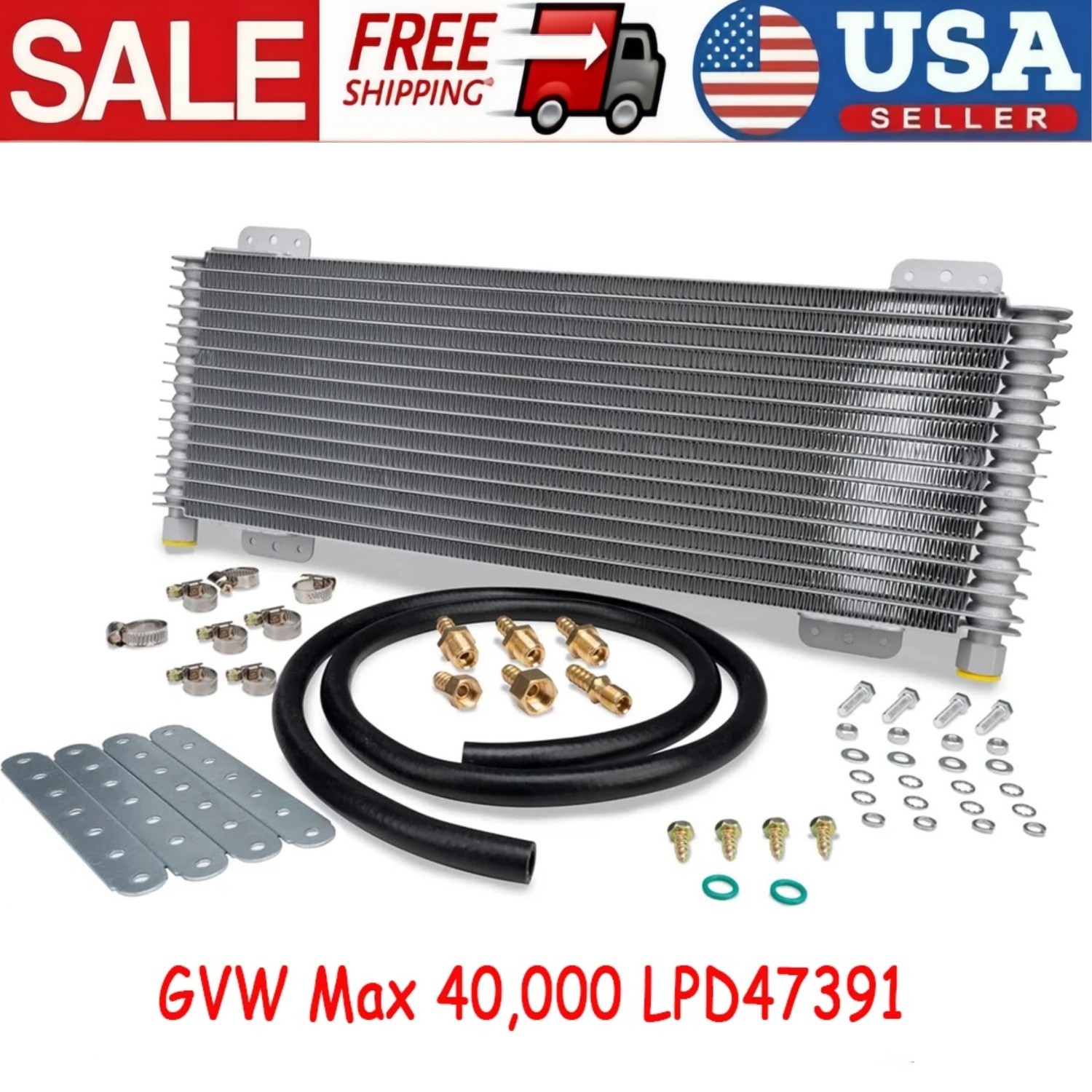 Tru Cool 40K Transmission Cooler Transmission Oil Cooler GVW Max 40,000 LPD47391